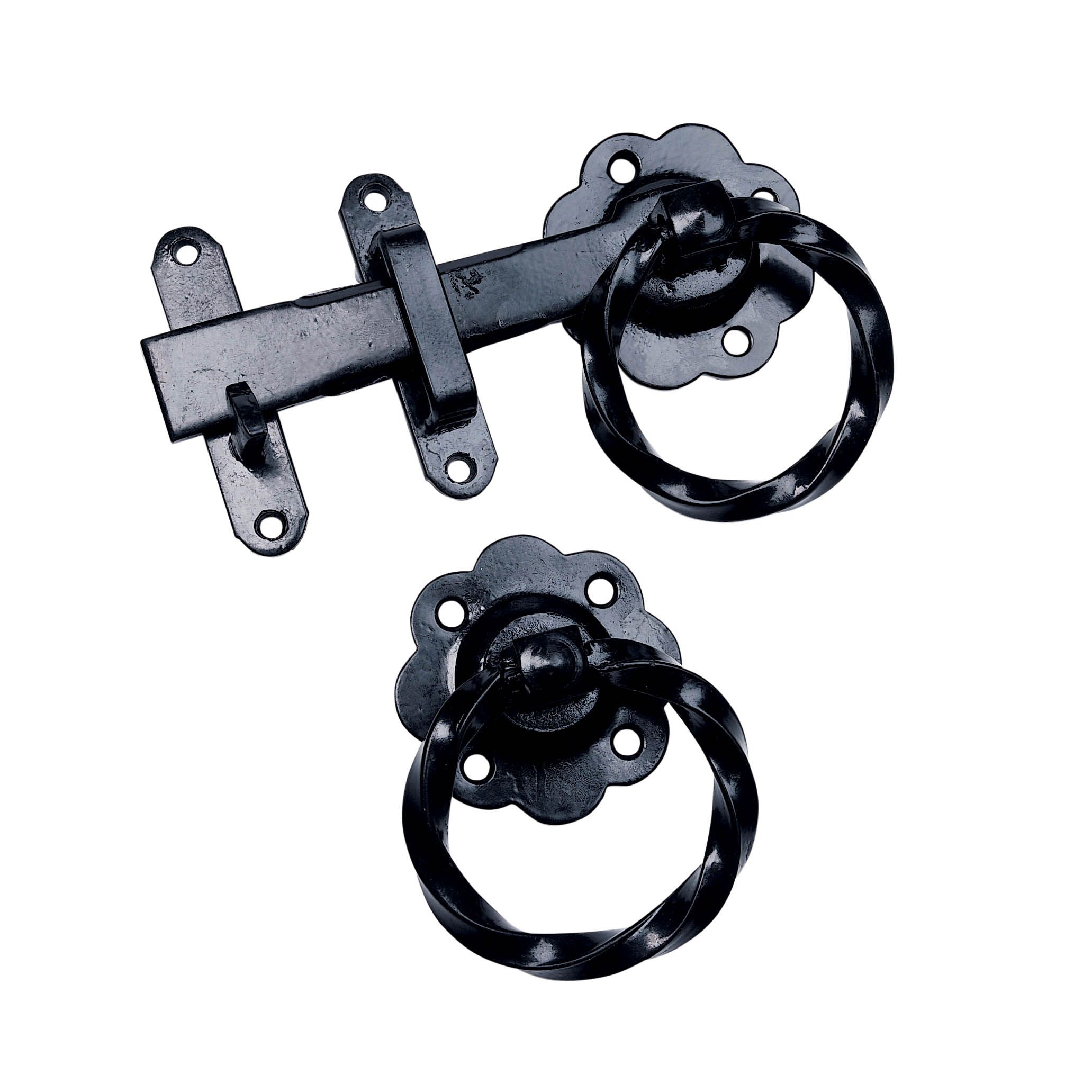 Steel Twisted Gate Ring Latch (L)152mm Departments DIY at B&Q