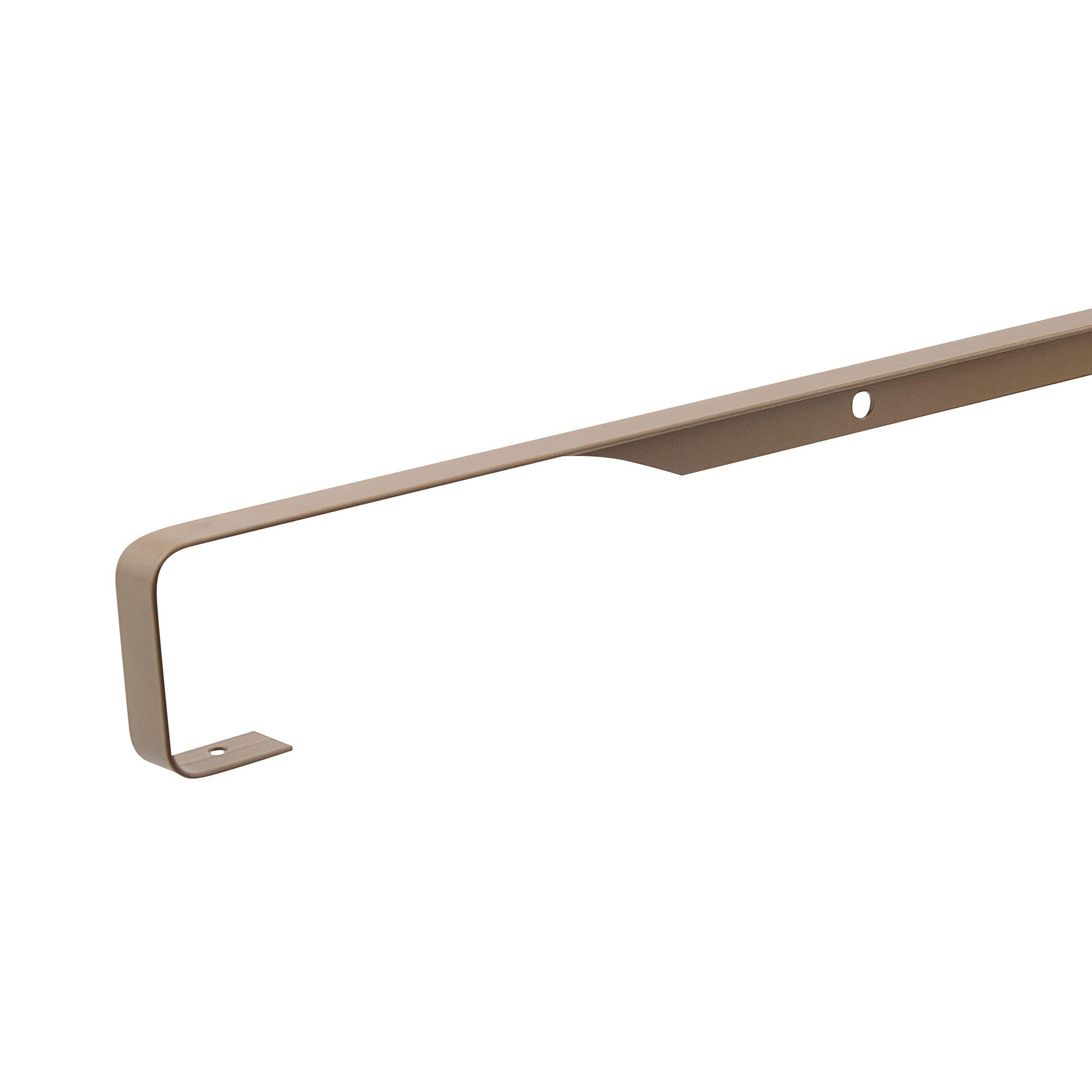 Unika Toffee Aluminium Kitchen worktop butt joint trim Departments