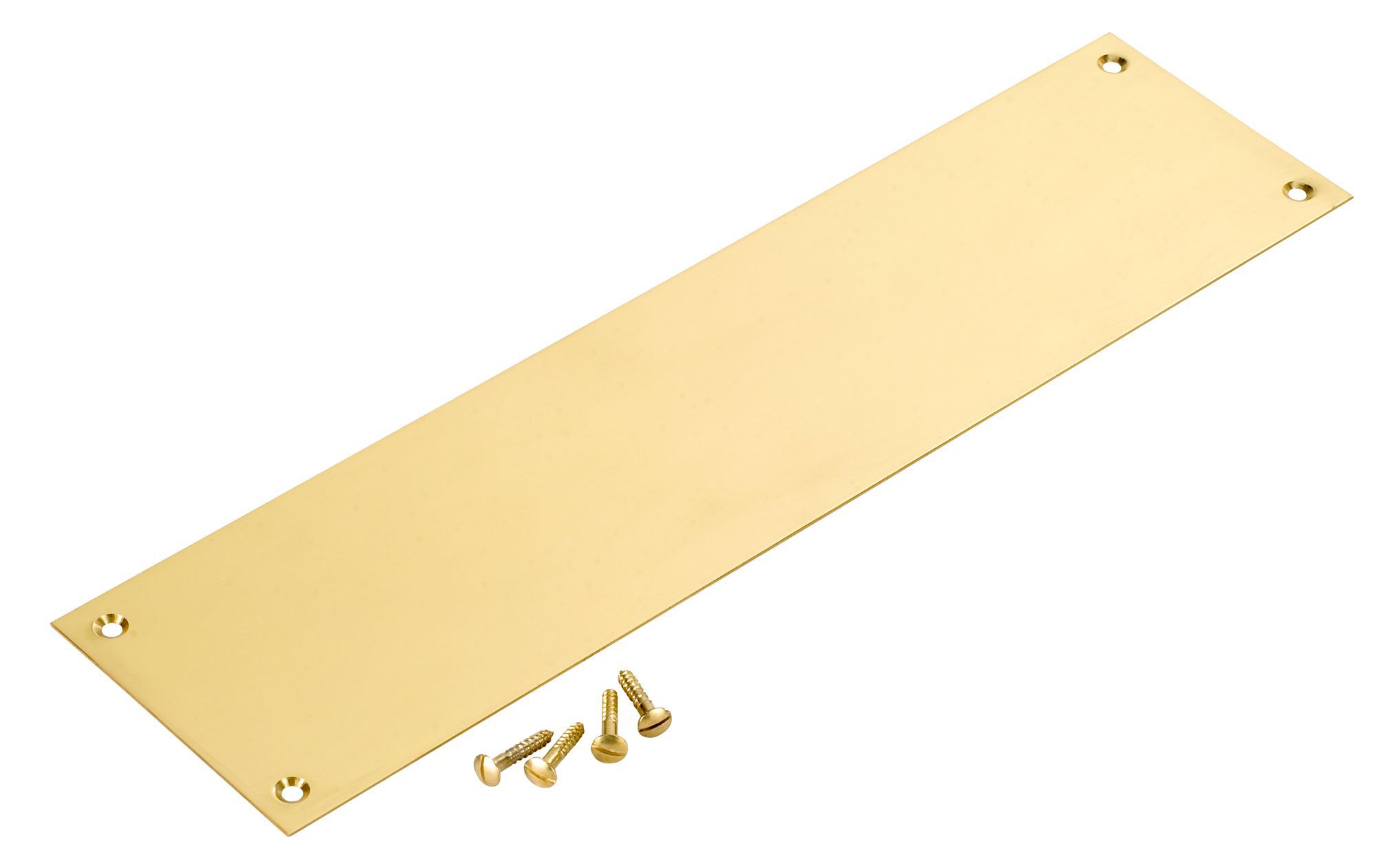 B&Q Brass Finger Plate (W)75mm | Departments | DIY At B&Q