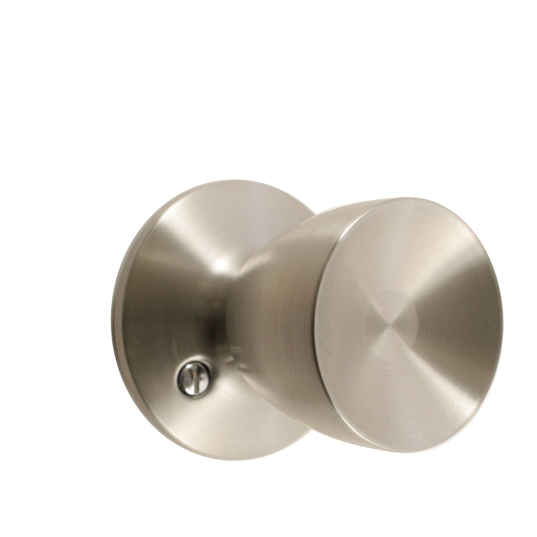 B&Q Value Polished Chrome Effect Round Internal Door Knob, Pack of 3