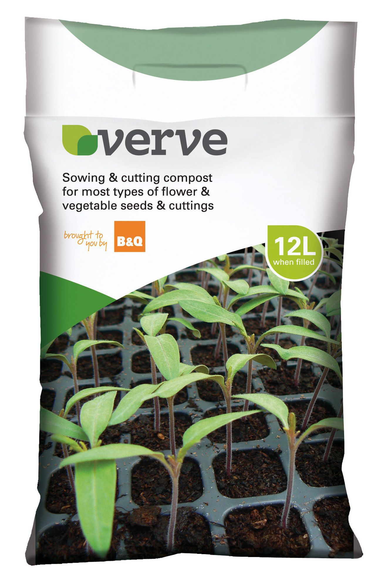 Verve Sowing & Cutting Compost 12L Departments DIY at B&Q