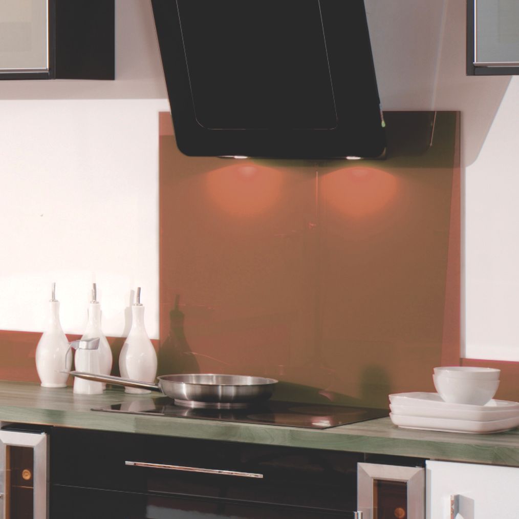 6mm Glass Splashback Departments DIY at B&Q