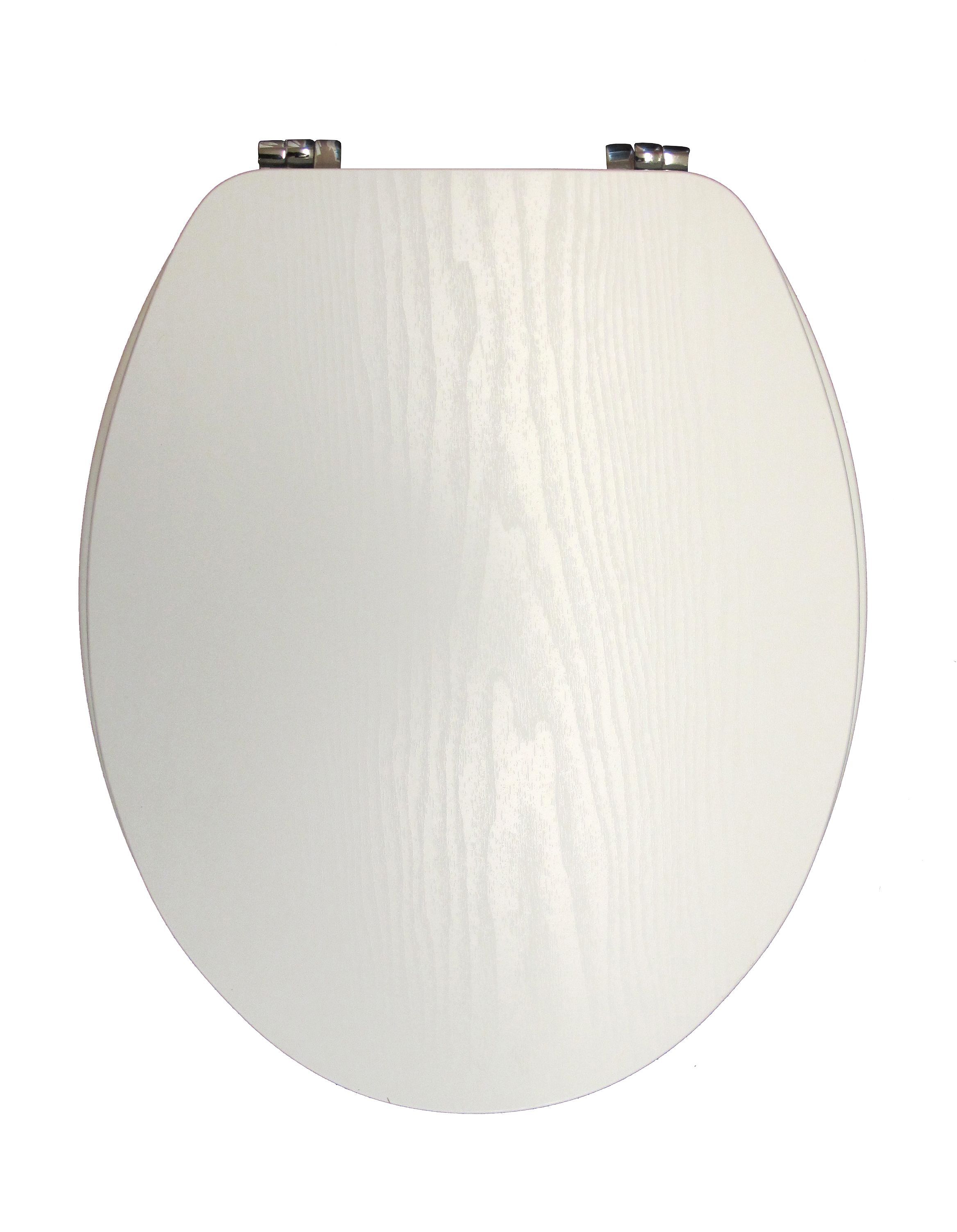 Cooke & Lewis Diani Grey Top-Fix Soft Close Toilet Seat | Departments
