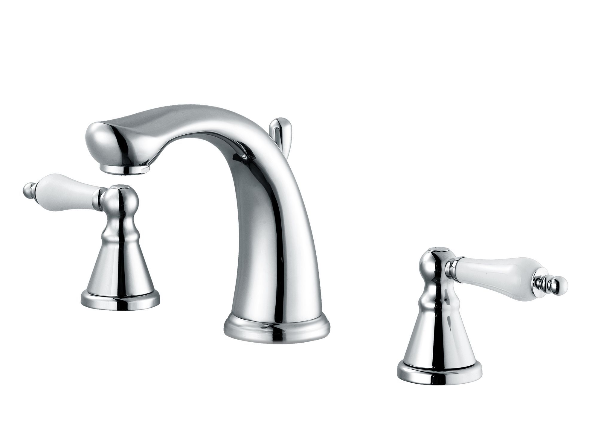 Cooke & Lewis Timeless 2 Lever Basin Mixer Tap | Departments | DIY at B&Q