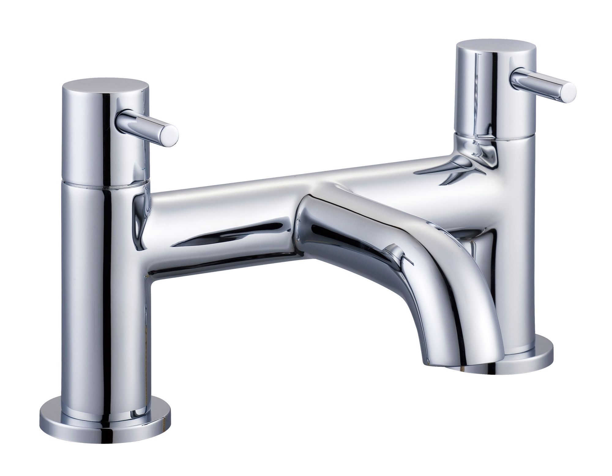 Cooke & Lewis Minima Chrome Bath Mixer Tap Departments DIY at B&Q