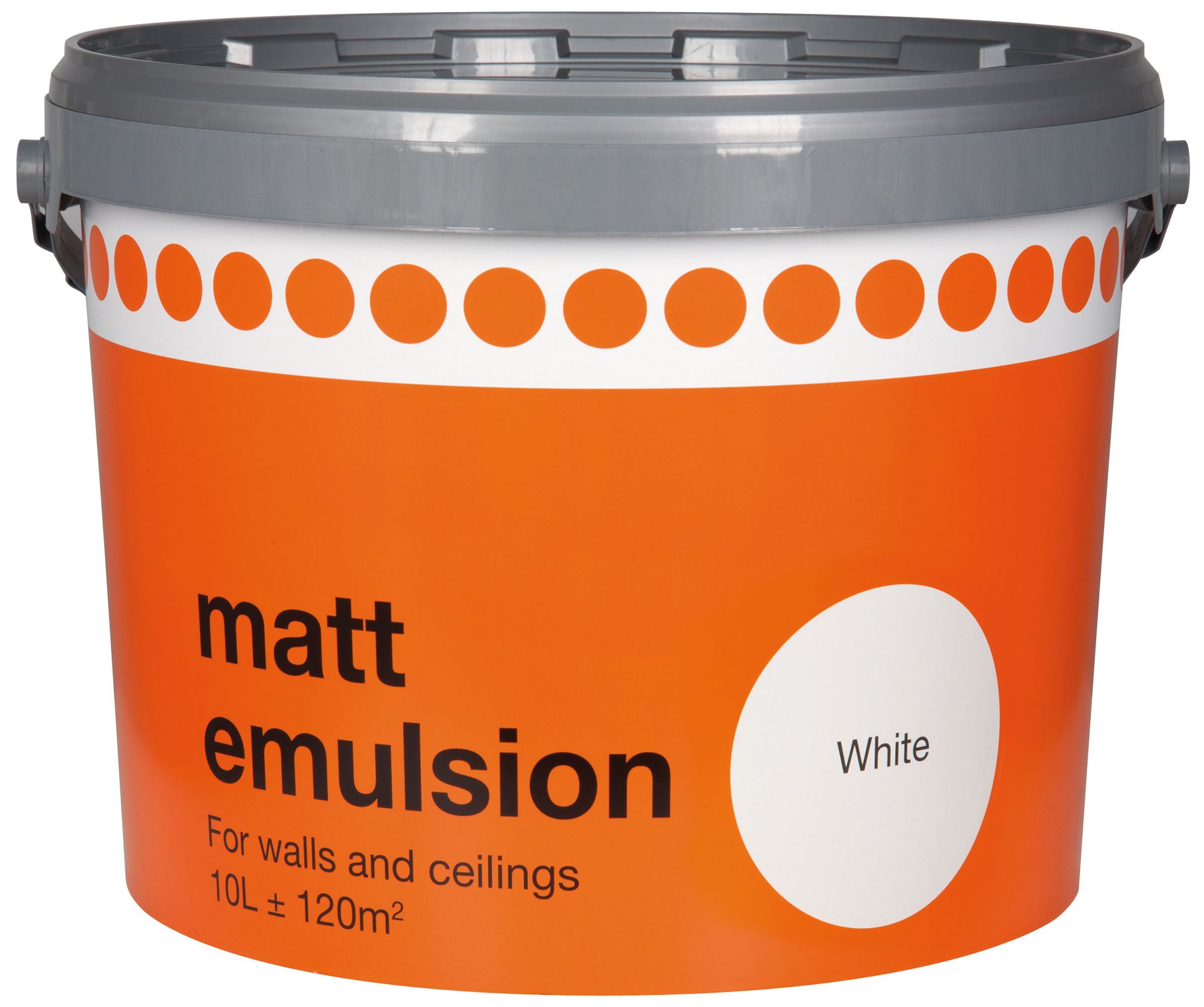 B&Q White Matt Emulsion Paint 10L Departments DIY at B&Q