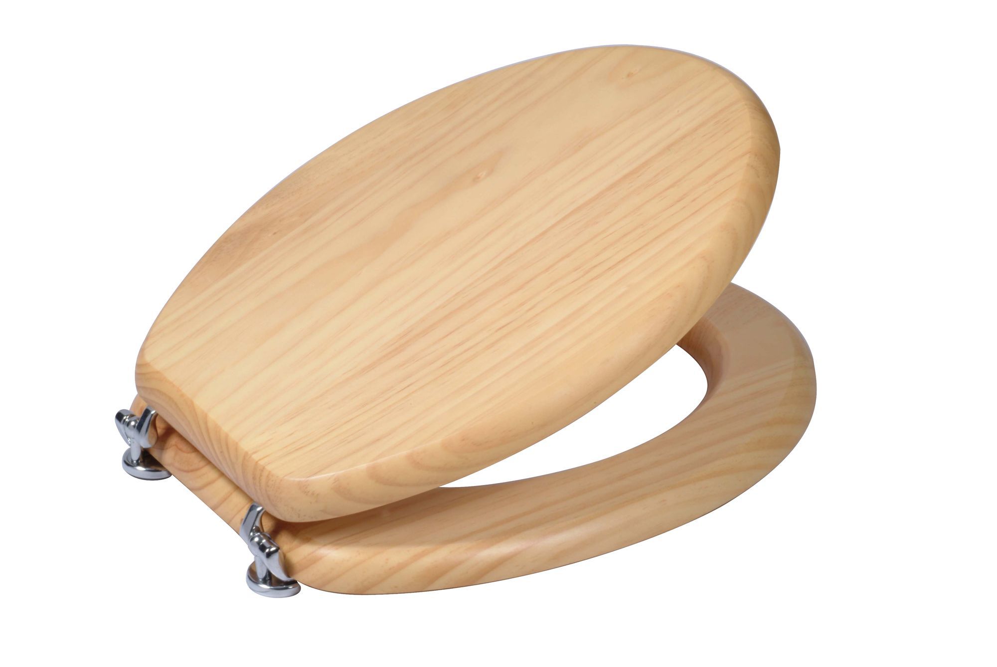 Cooke & Lewis Dryade Natural Pine Toilet Seat | Departments | DIY at B&Q