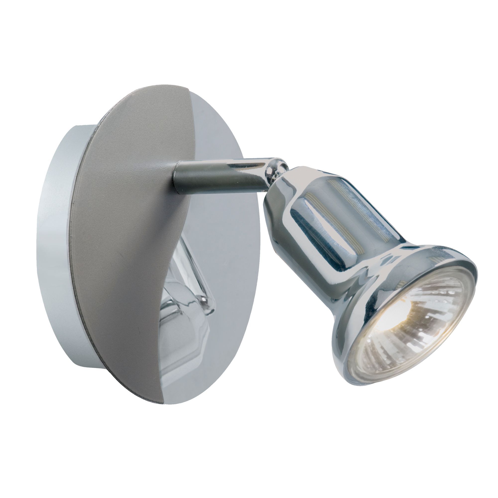 Inseki Satin Chrome Effect 4 Lamp Bar Spotlight | Departments | DIY At B&Q