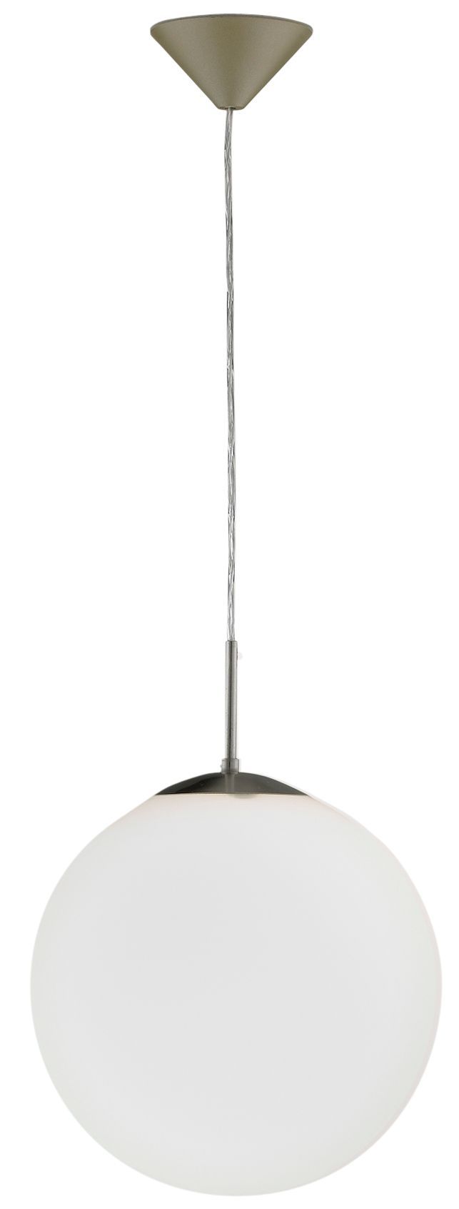 Munich White Frosted Pendant Ceiling Light Departments DIY at B&Q