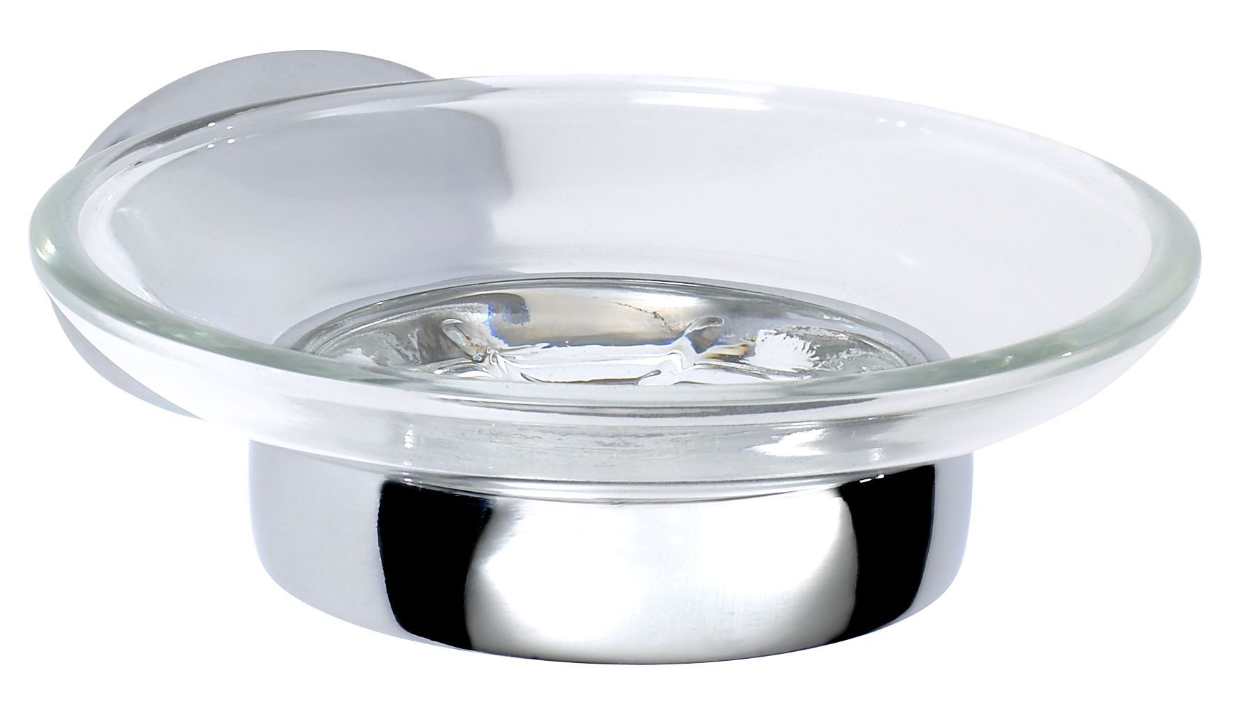 B&Q Infinity Chrome Effect Soap Dish Departments DIY at B&Q