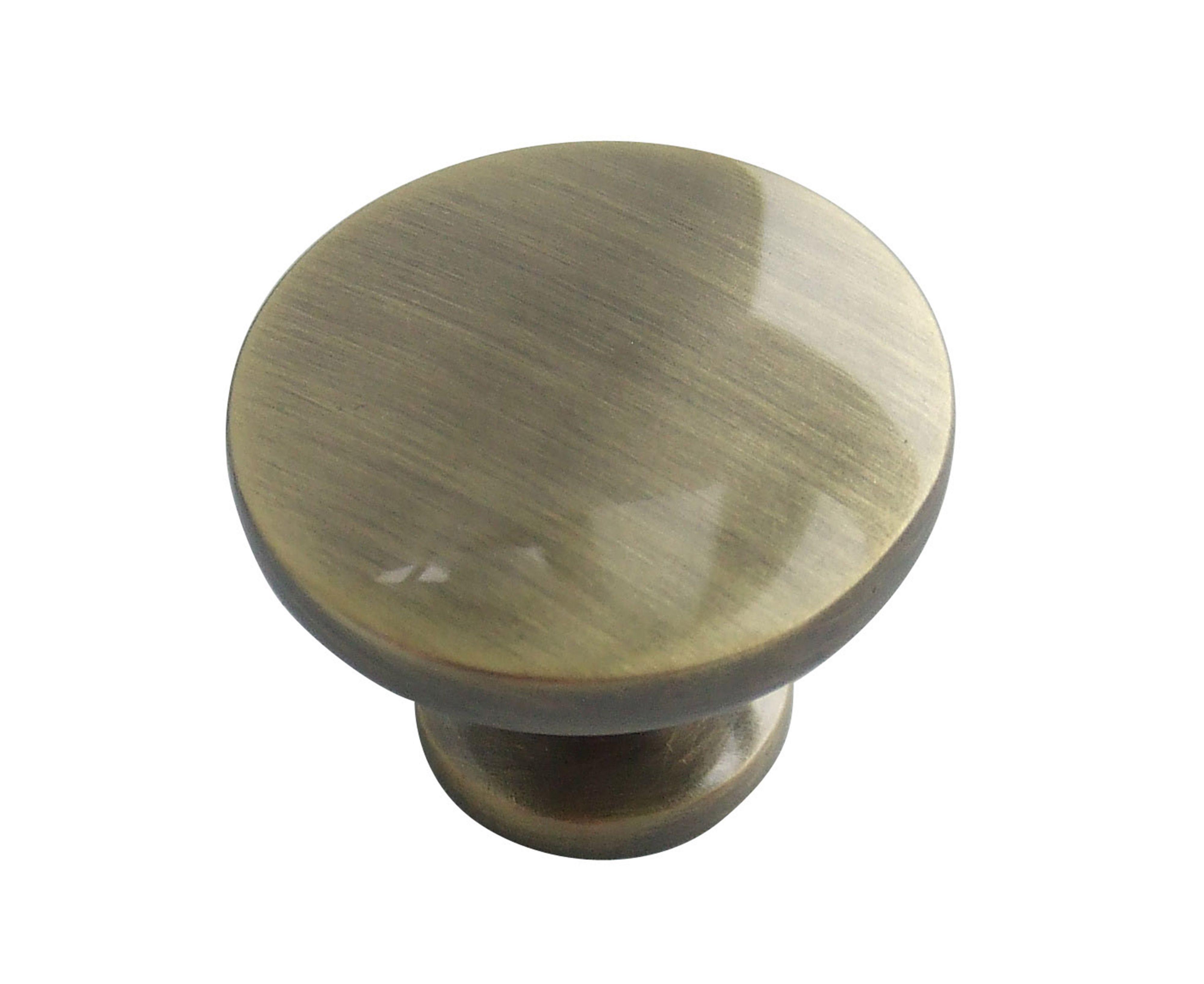 B&Q Polished Gold Effect Round Internal Knob Knob Departments