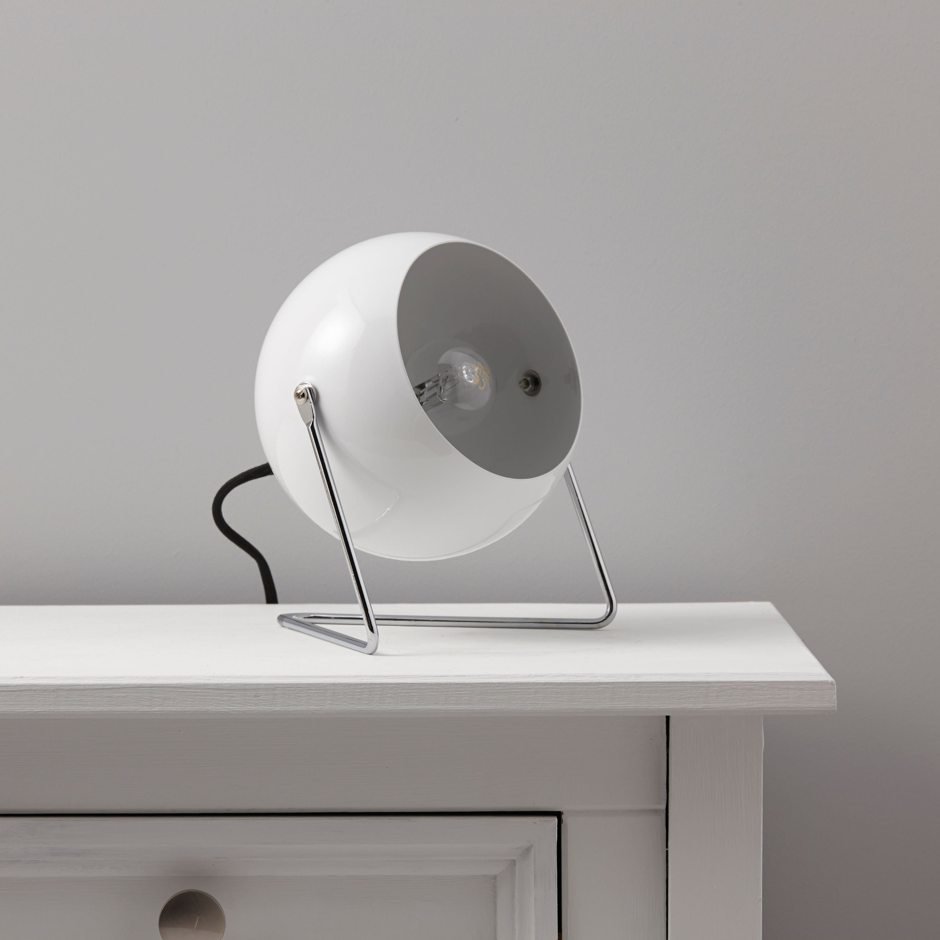 Bobo White Table Lamp | Departments | DIY at B&Q
