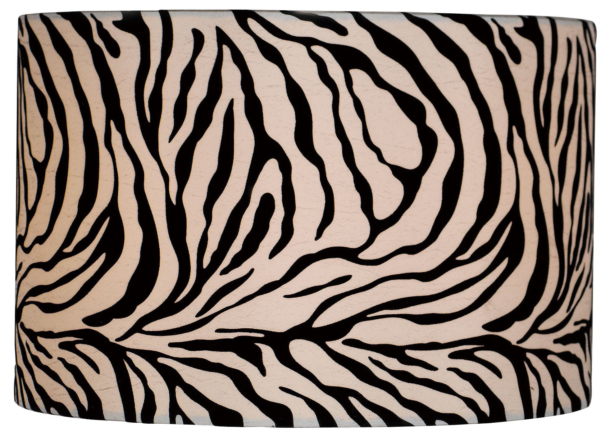 Colours Juno Black & White Zebra Print Light Shade (D)116mm Departments DIY at B&Q