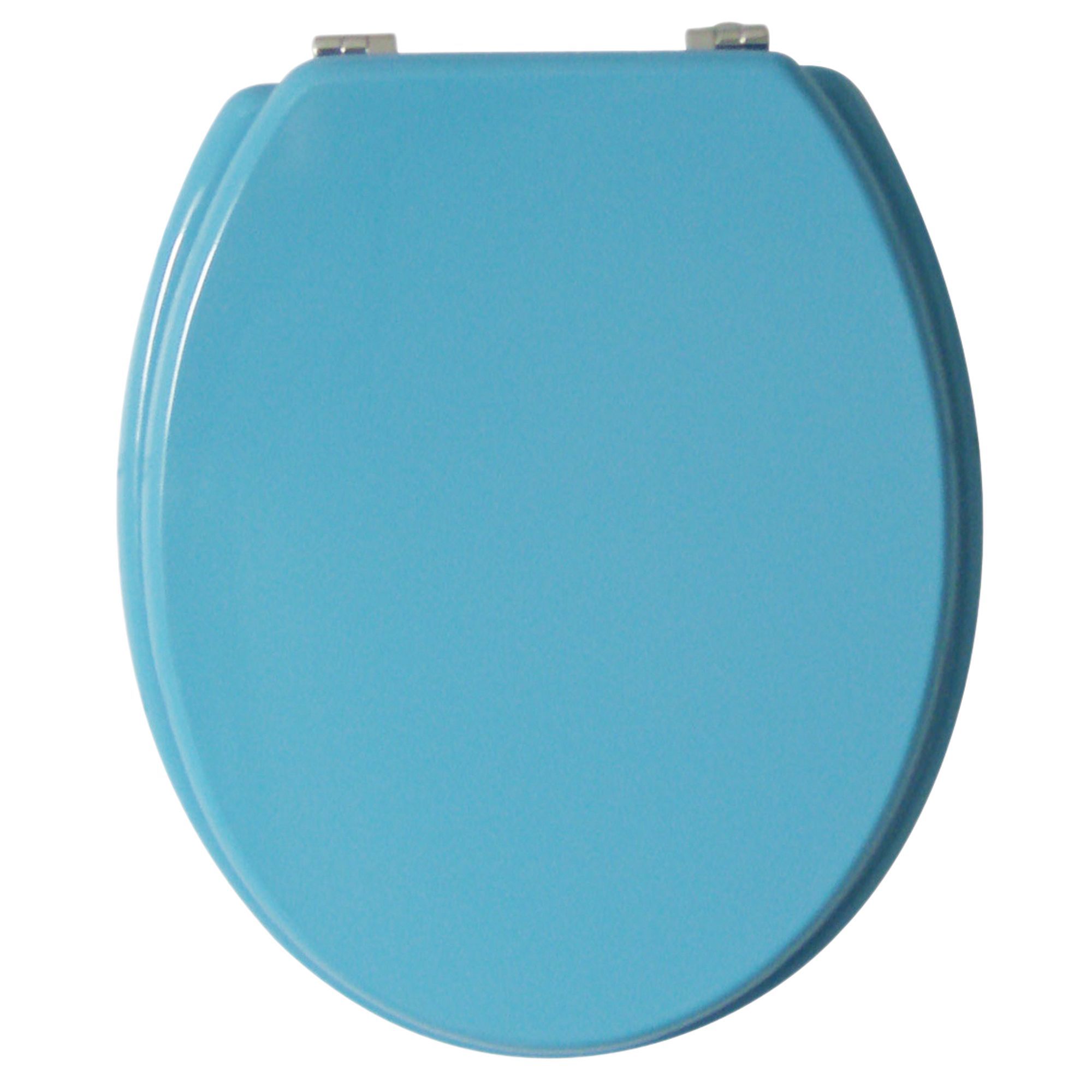 Tonic Blue Toilet Seat Departments DIY at B&Q