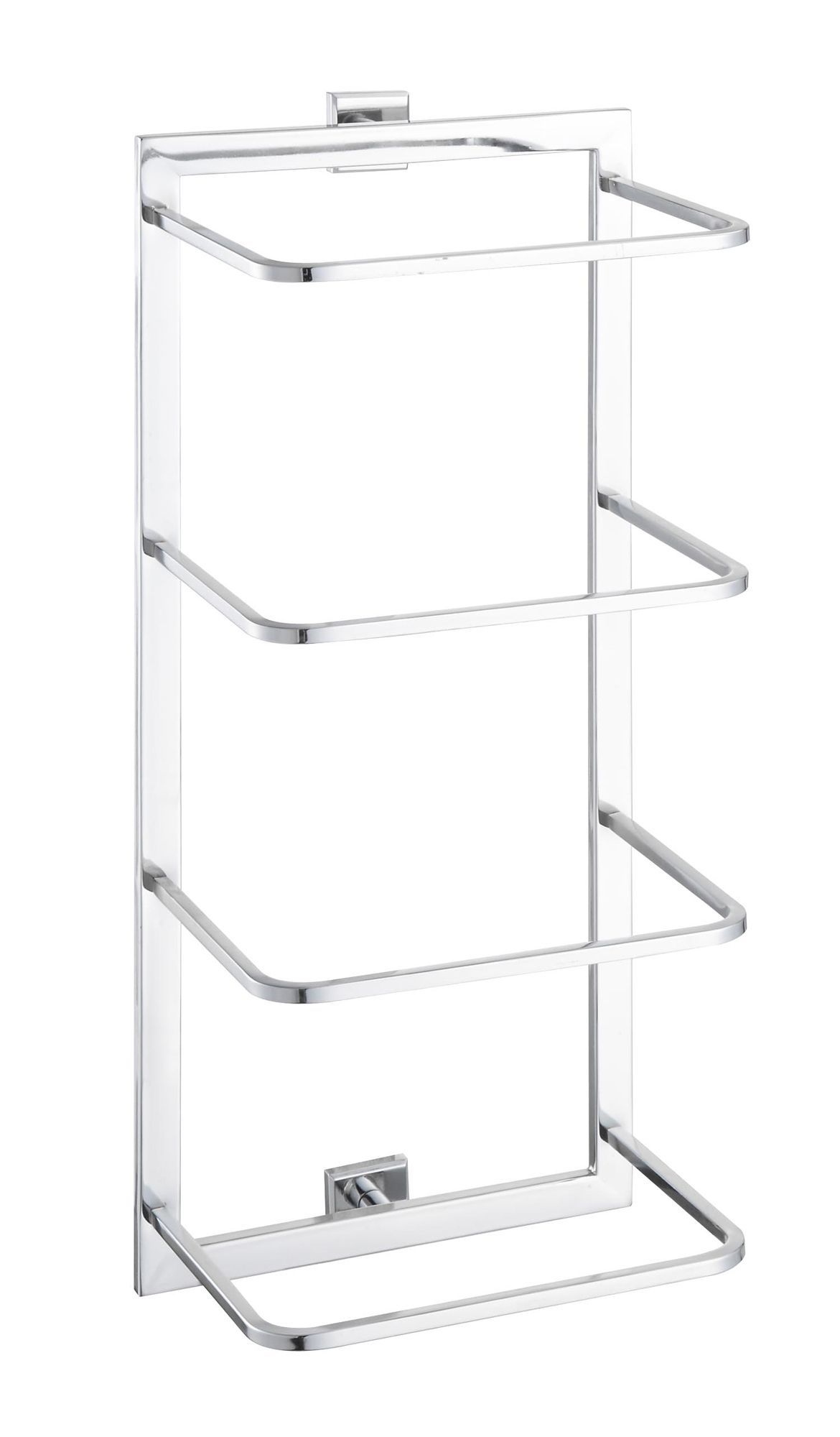 Cooke & Lewis Linear Chrome Effect Towel Holder, (W)245mm Departments