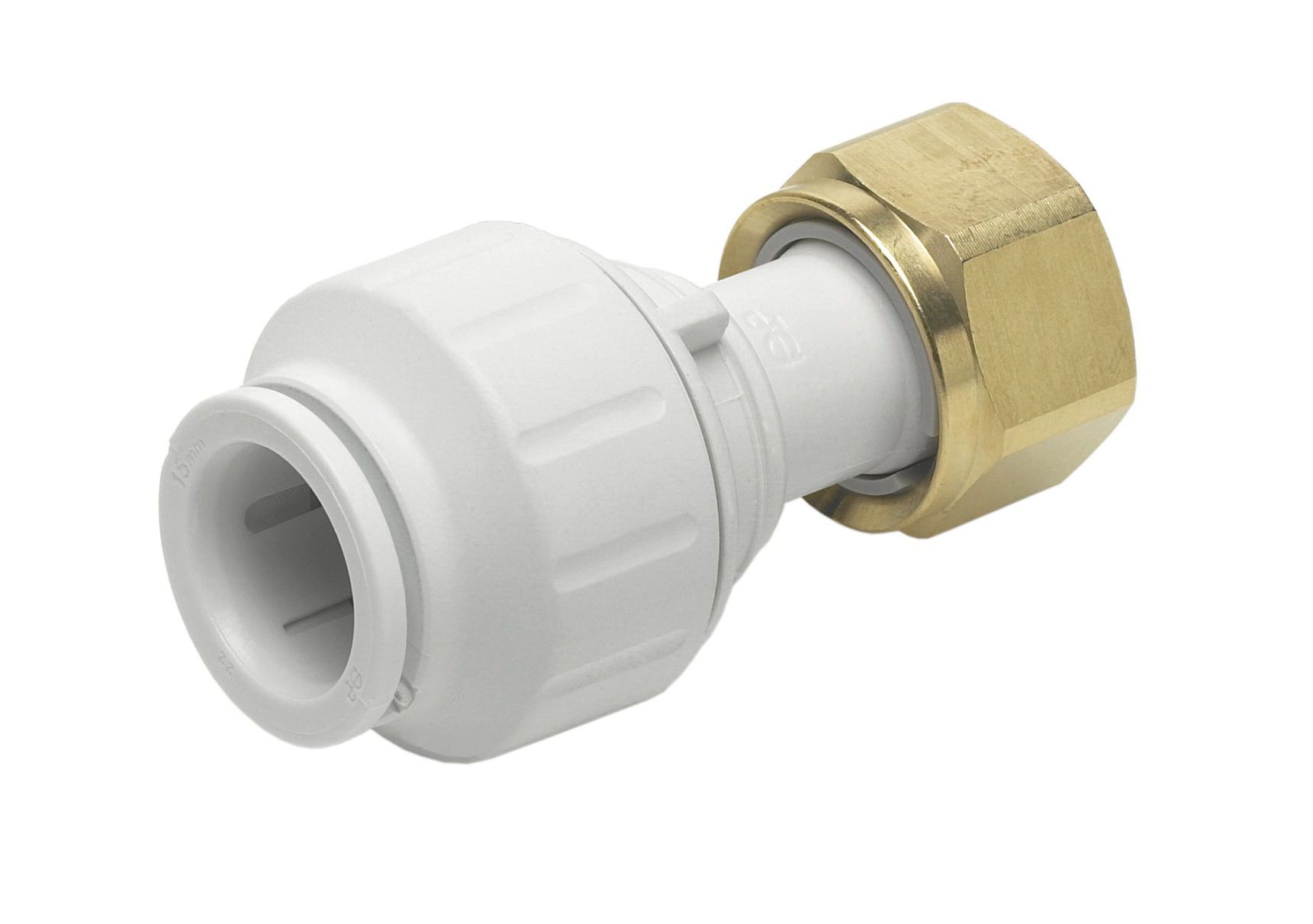 JG Speedfit Push Fit Tap Connector (Dia)15mm | Departments | DIY At B&Q