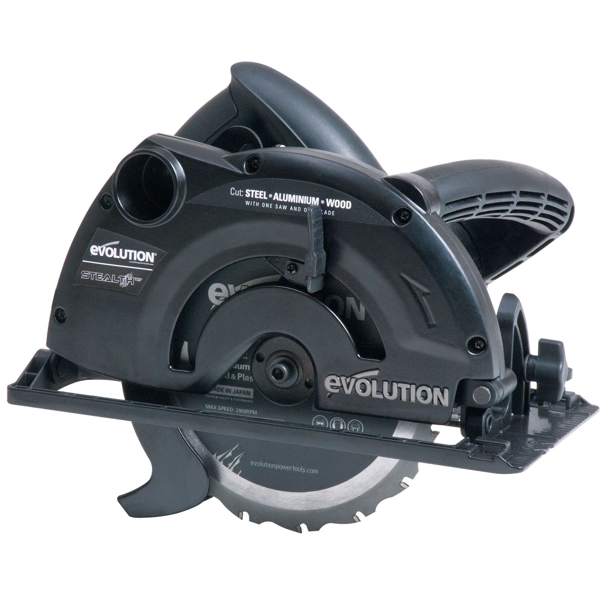 Evolution Professional 1200W 240V 185mm Circular Saw STEALTH1B
