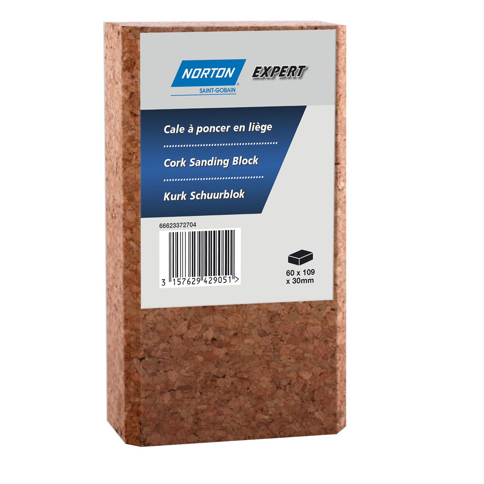 Norton Beige Cork Sanding Block Departments DIY at B&Q