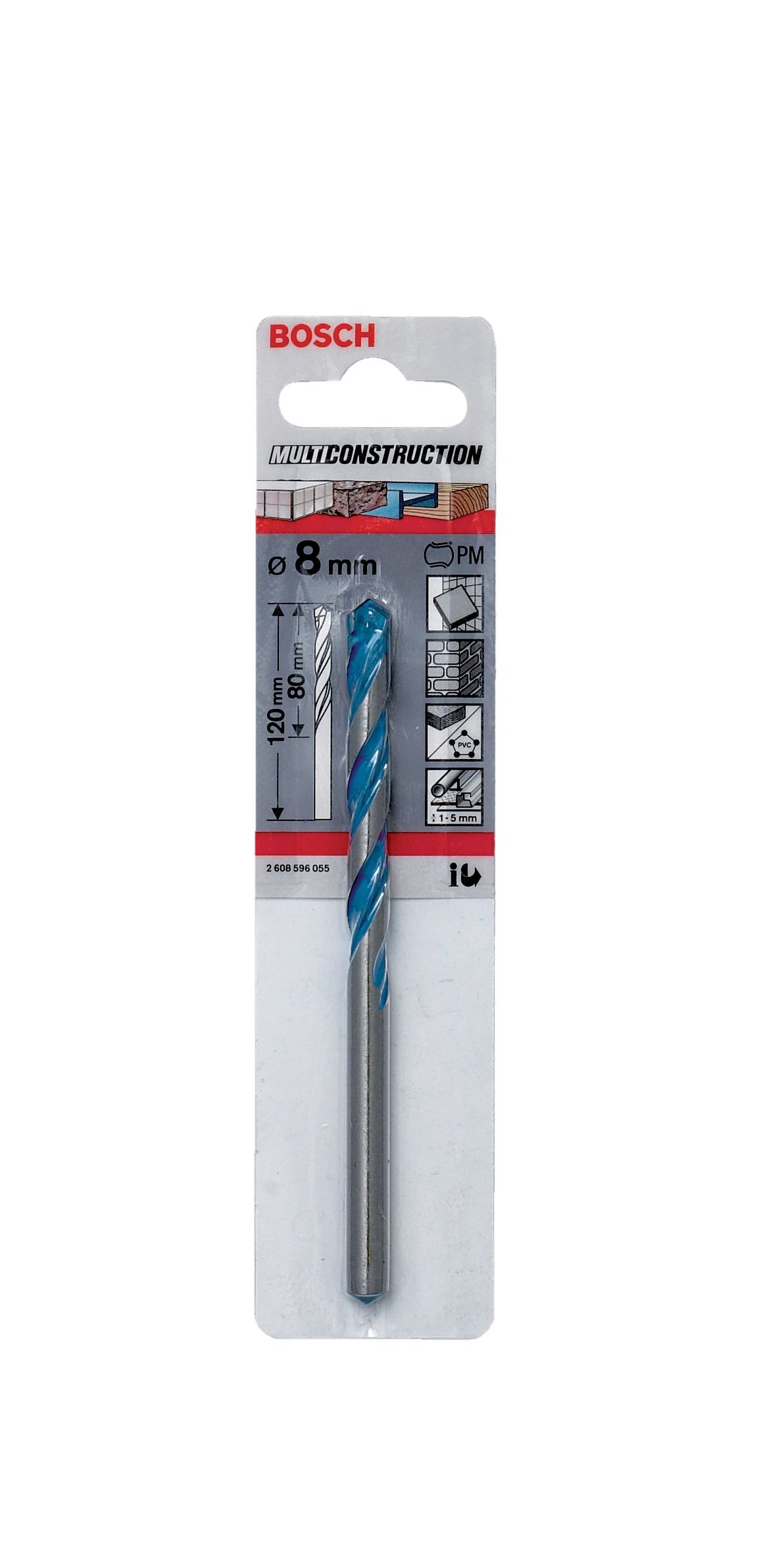 Bosch Multipurpose drill bit (Dia)8mm (L)120mm Departments DIY at B&Q