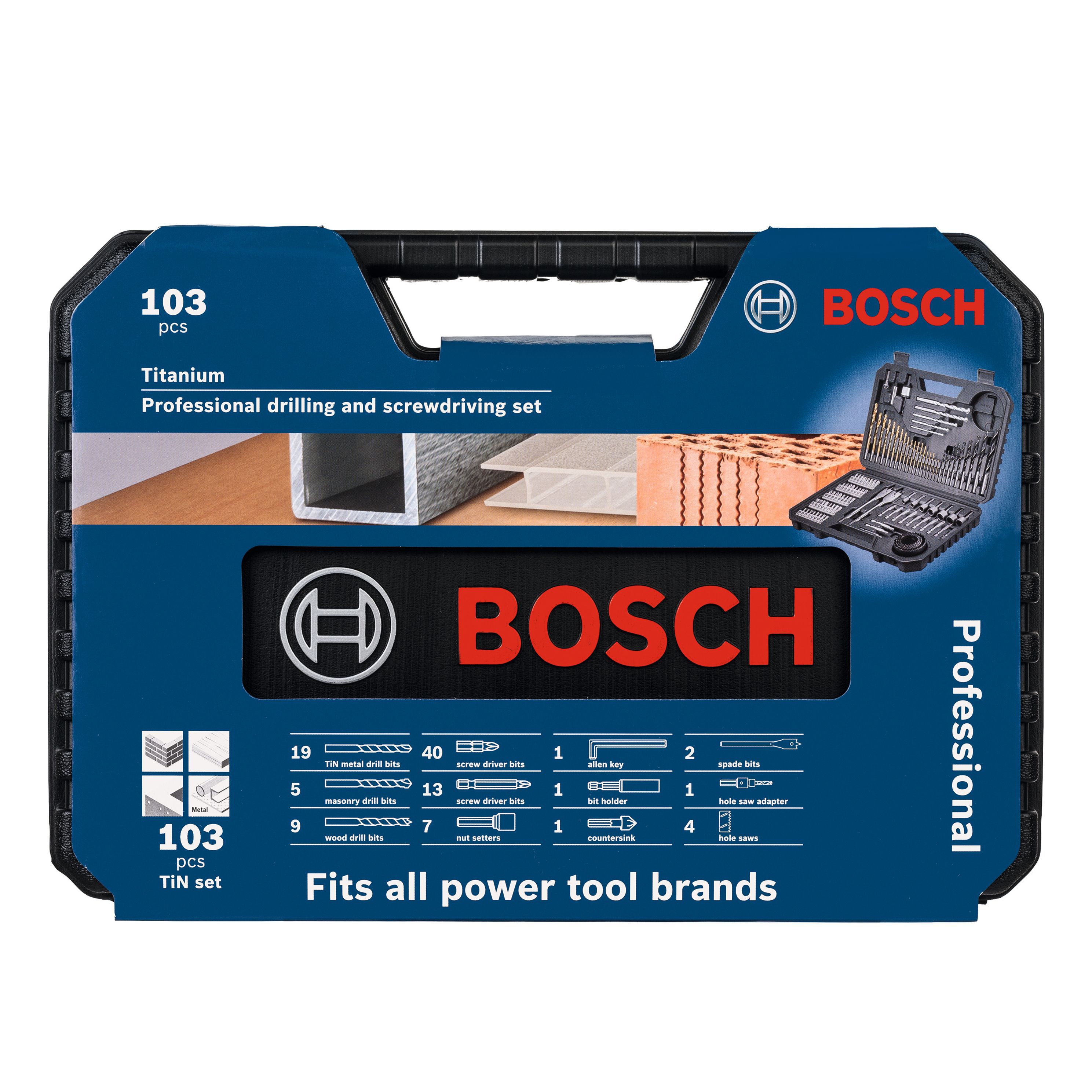 Bosch Pro Mixed Drill Bit Set, 103 Pieces Departments DIY at B&Q