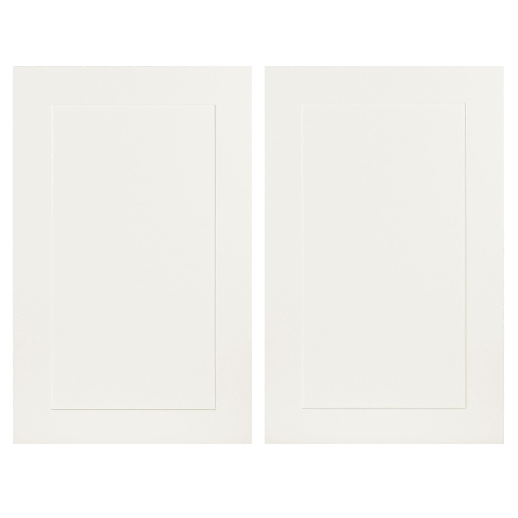 IT Kitchens Stonefield Ivory Classic Larder door (W)600mm, Set of 2