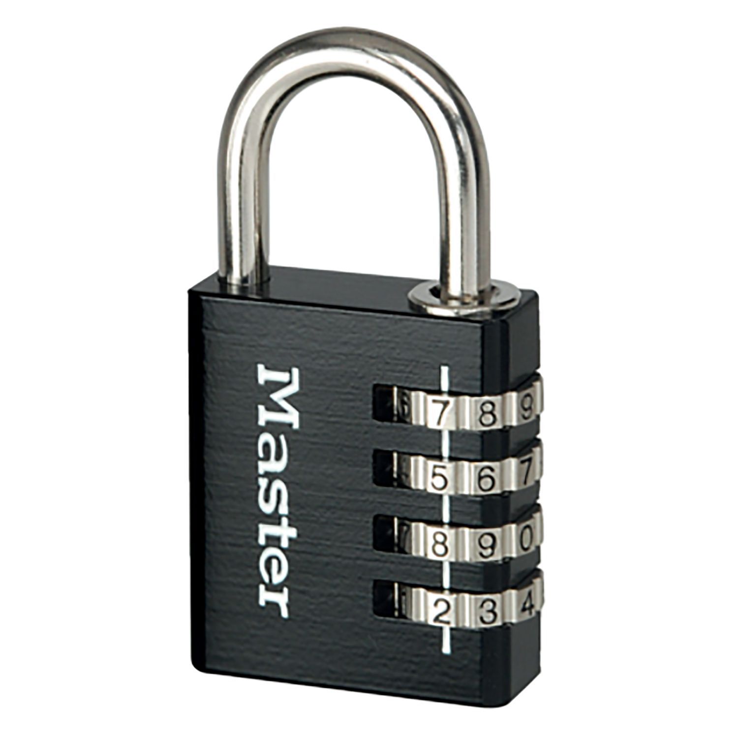 Master Lock Aluminium 4 Digit Combination Open Shackle Padlock (W)40mm