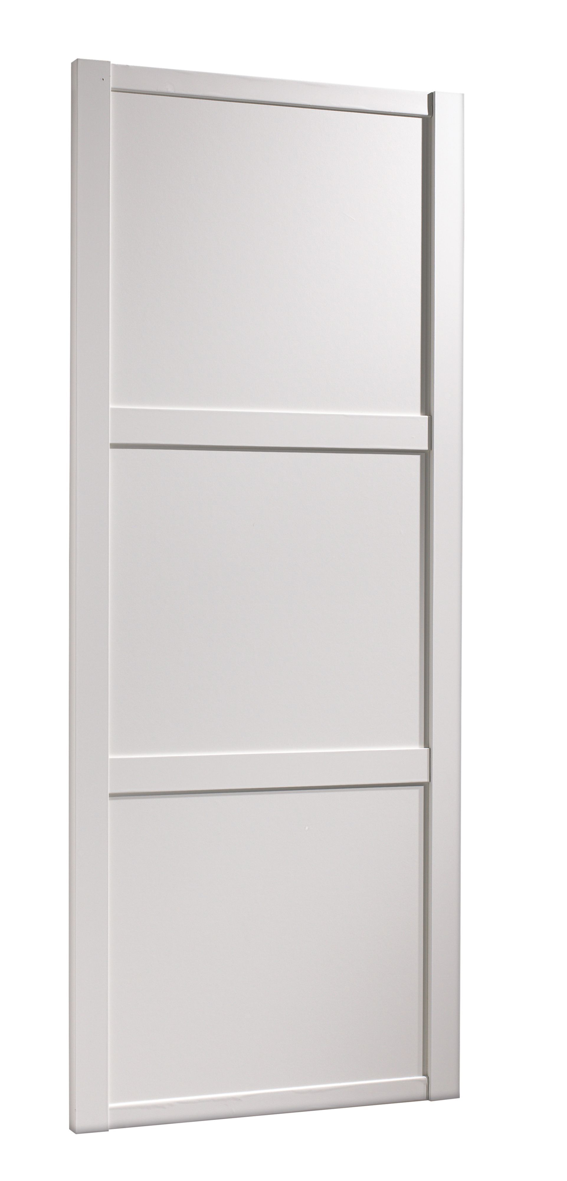 Traditional White Sliding Wardrobe Door (H)2222 mm (W)914 mm