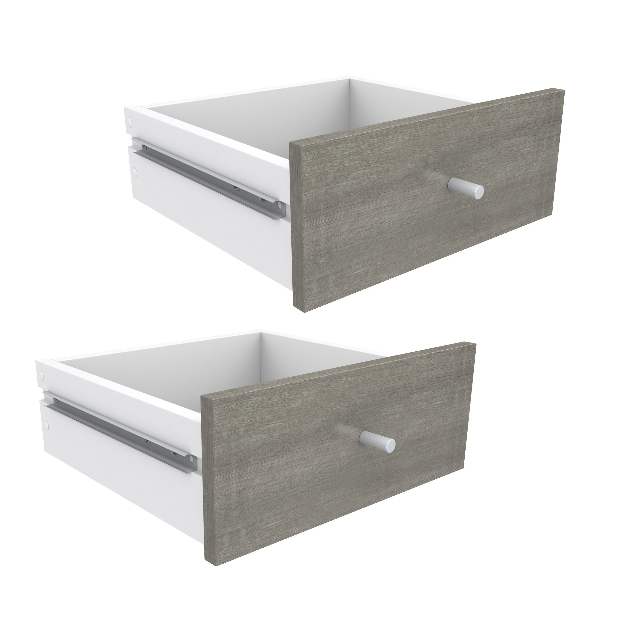 Form Konnect Grey 2 Drawer Set (W)322mm Departments DIY at B&Q