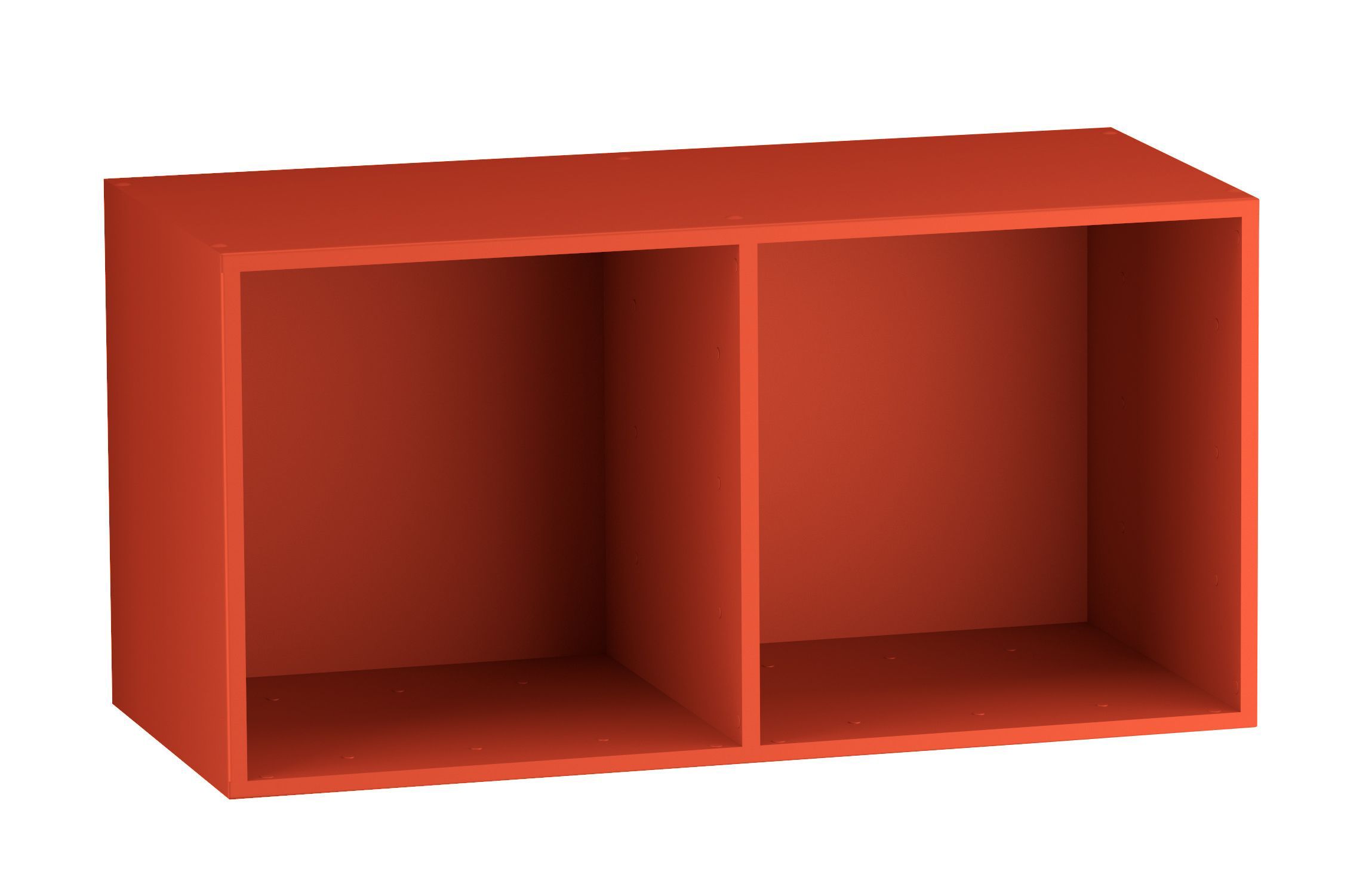 Form Konnect Red 2 Cube Shelving Unit (H)692mm (W)352mm Departments