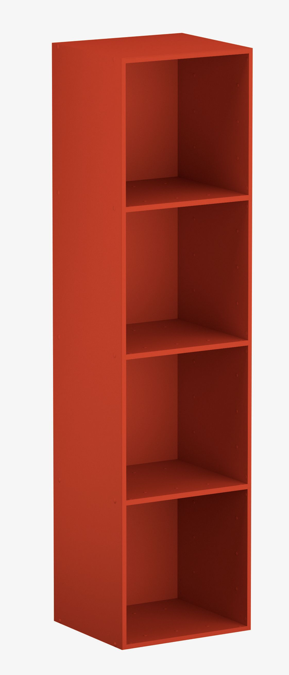 Form Konnect Red 4 Cube Shelving Unit (H)1372mm (W)352mm Departments