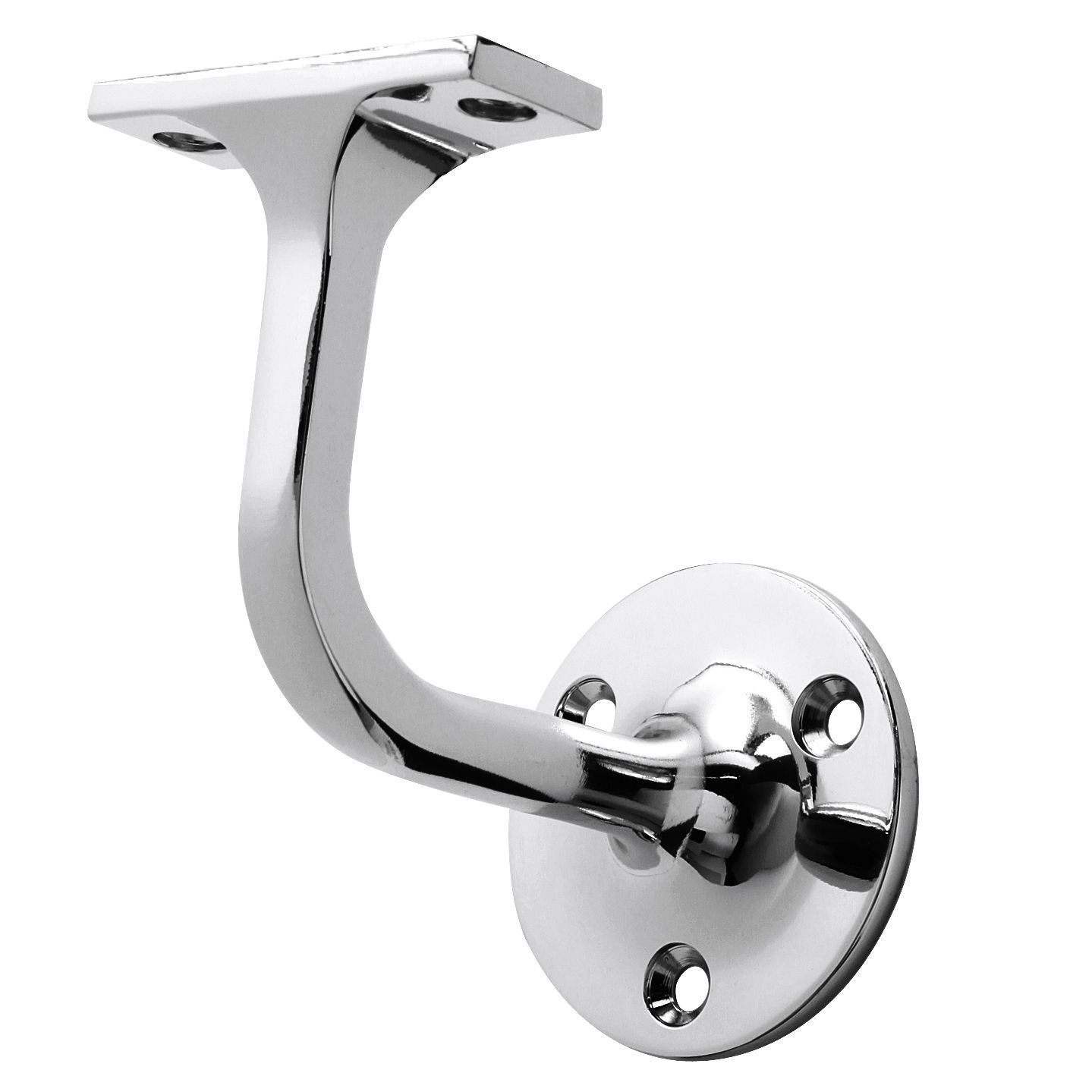Steel Alloy Wall Mounted Handrail Bracket (L)50mm (H)70mm (W)80mm