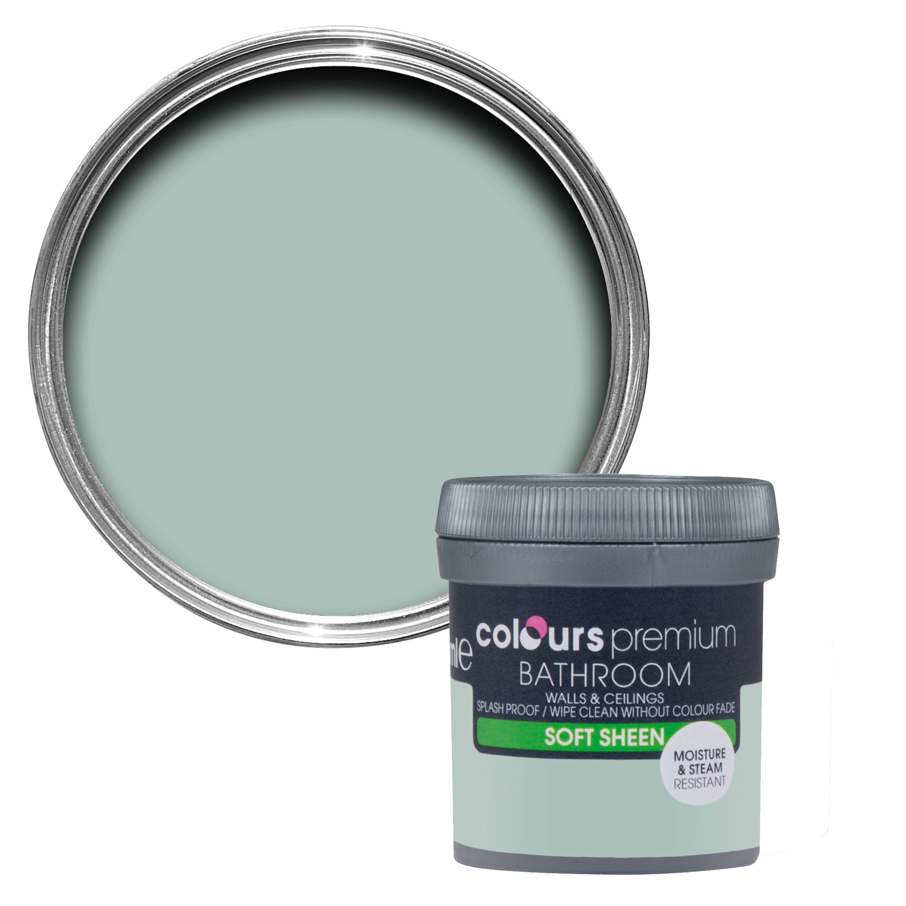 Colours Bathroom Eau De Nil Soft Sheen Emulsion Paint 0
