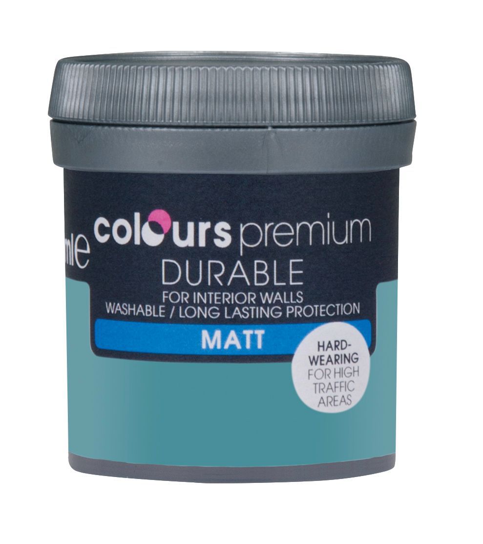 Colours Durable Lush Lagoon Matt Emulsion Paint 0.05L Tester Pot ...