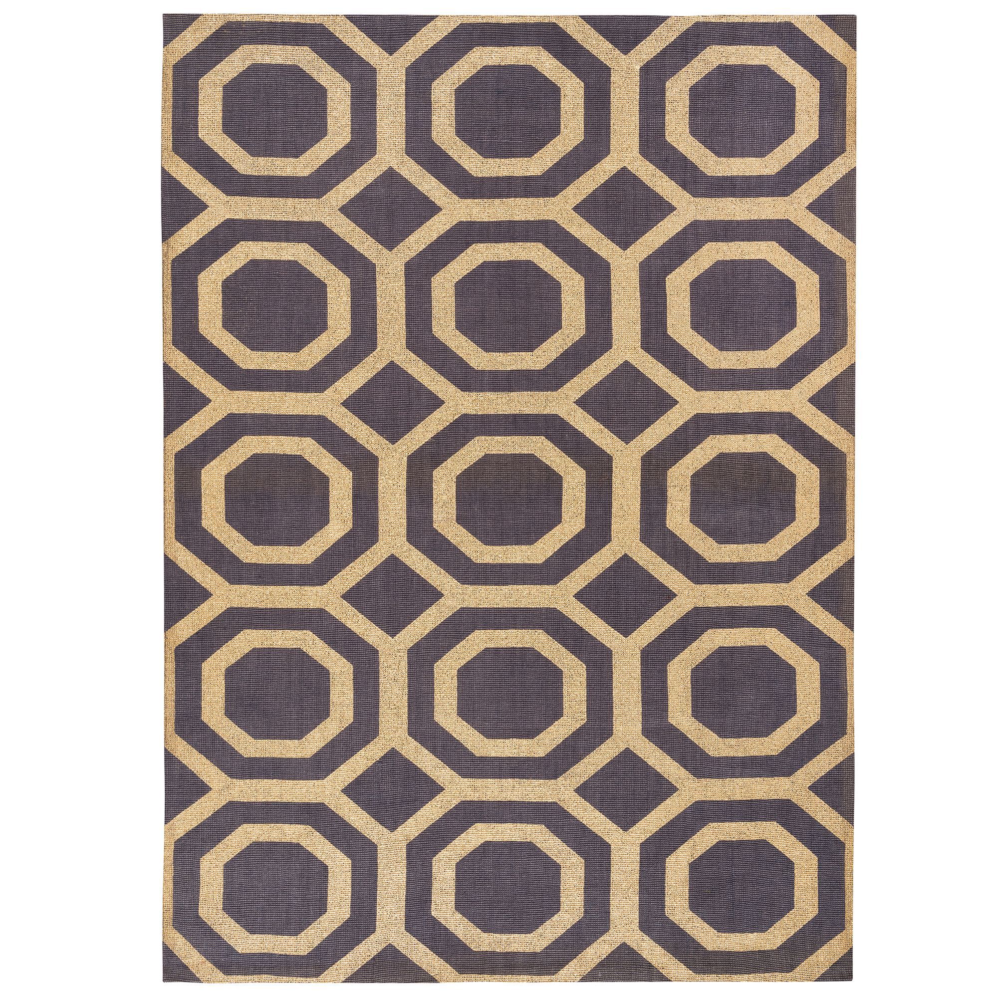 Colours Athena Gold Geometric Rug (L)1.7M (W)1.2 M Departments DIY