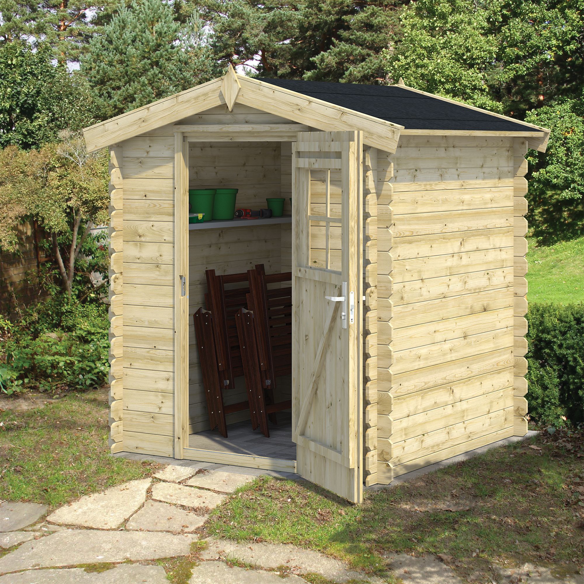5x5 Shed Wood