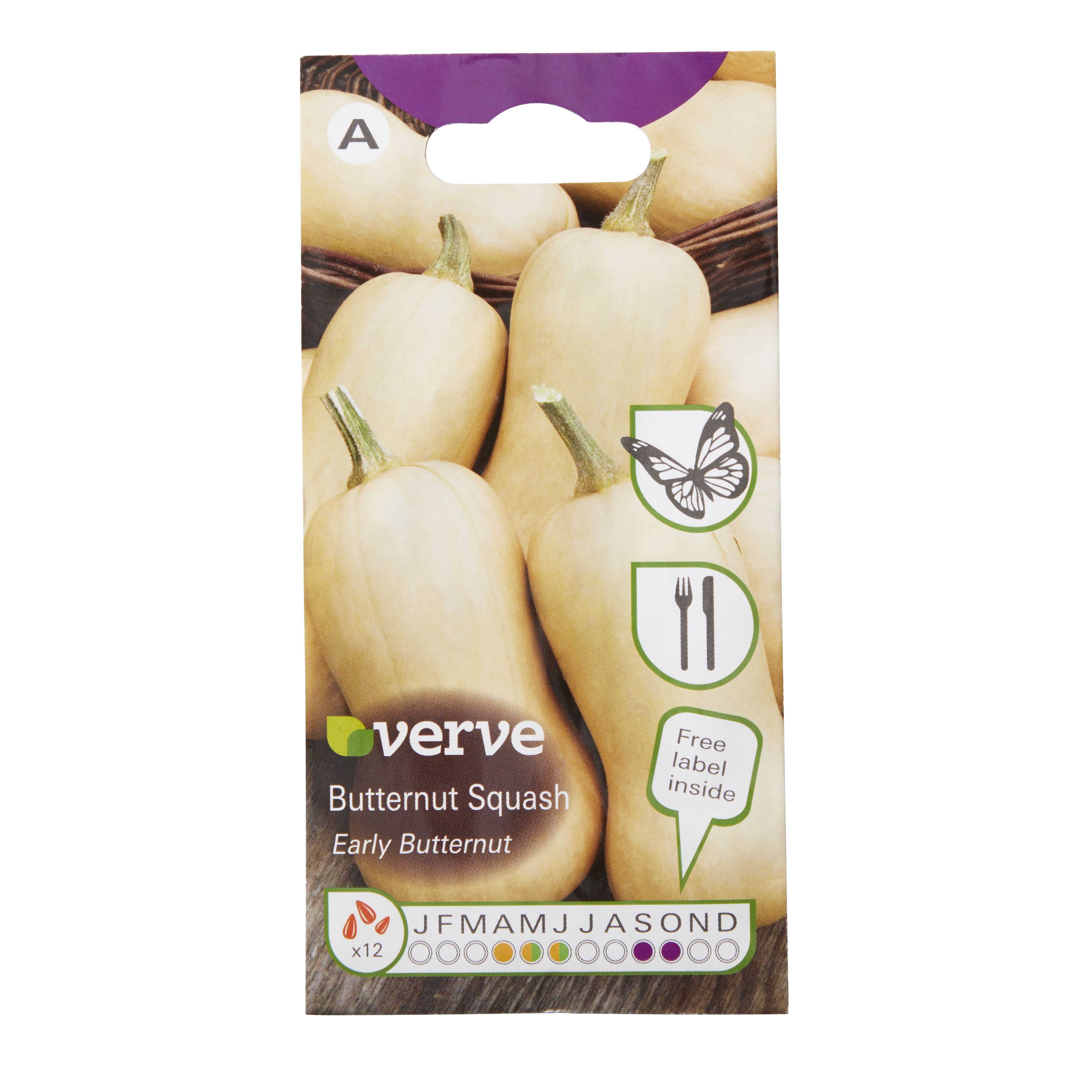 Verve Early Butternut Seed | Departments | DIY At B&Q