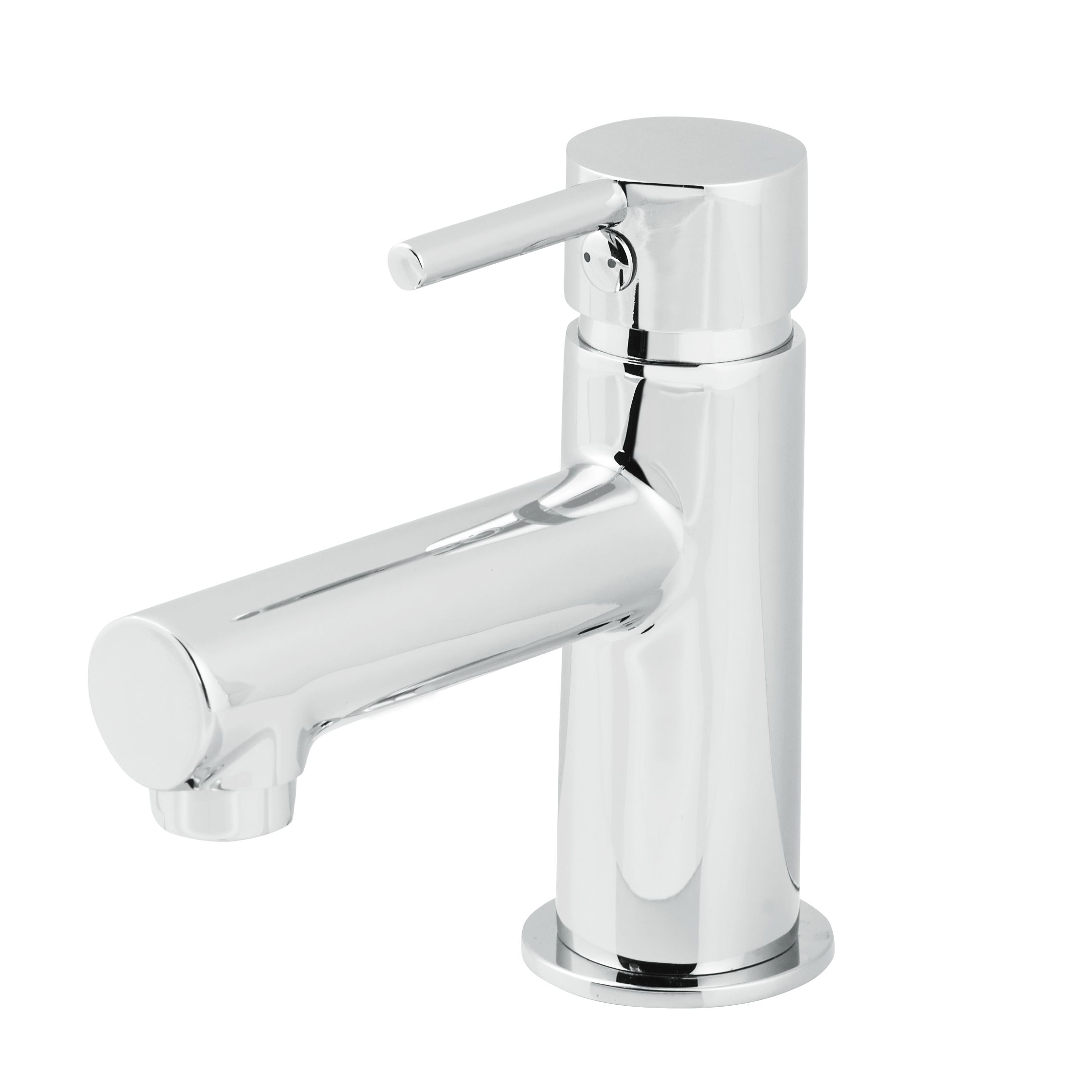 Cooke & Lewis Lazu 1 Lever Mini Basin Mixer Tap | Departments | DIY At B&Q