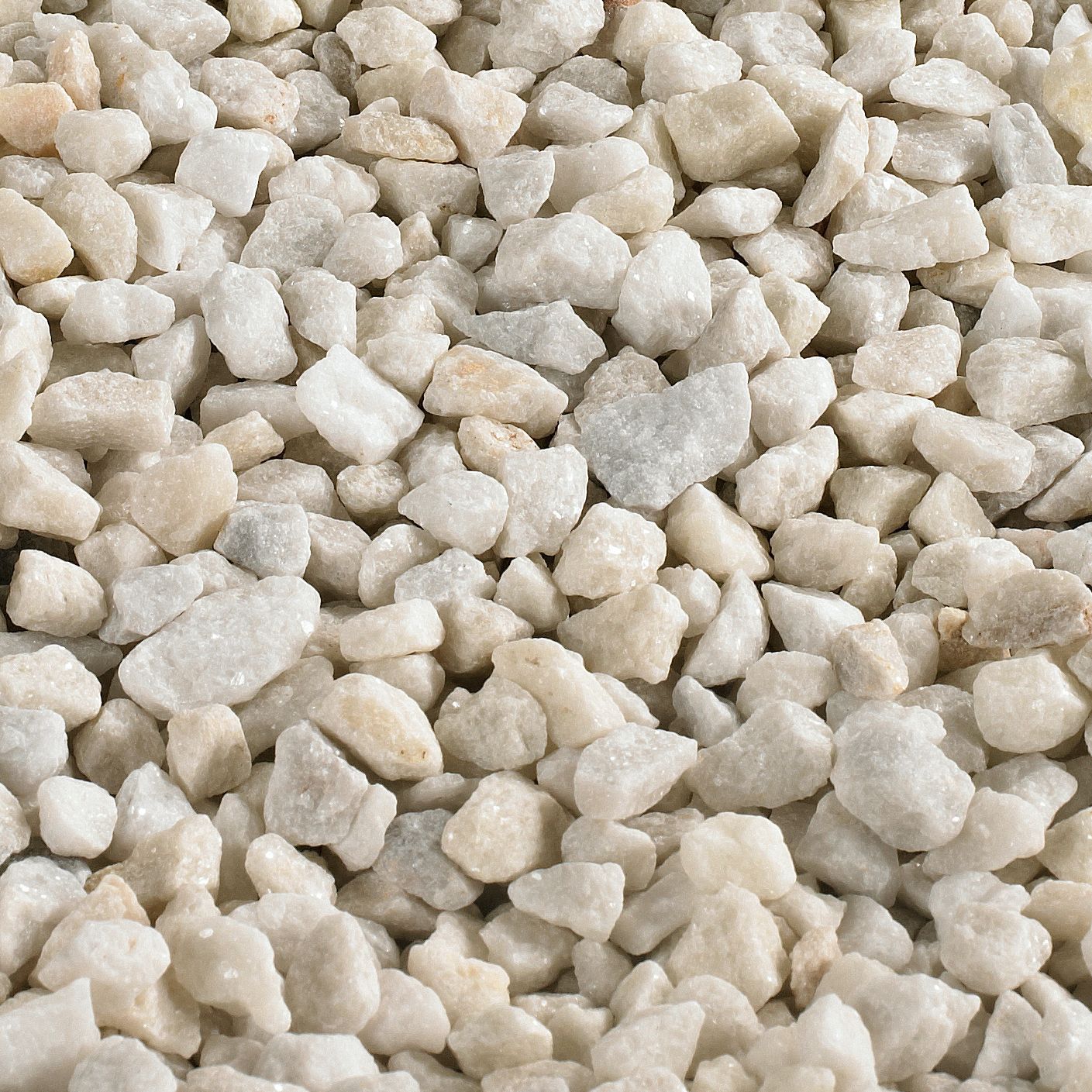 White Spar Decorative stone 790000g | Departments | DIY at B&Q