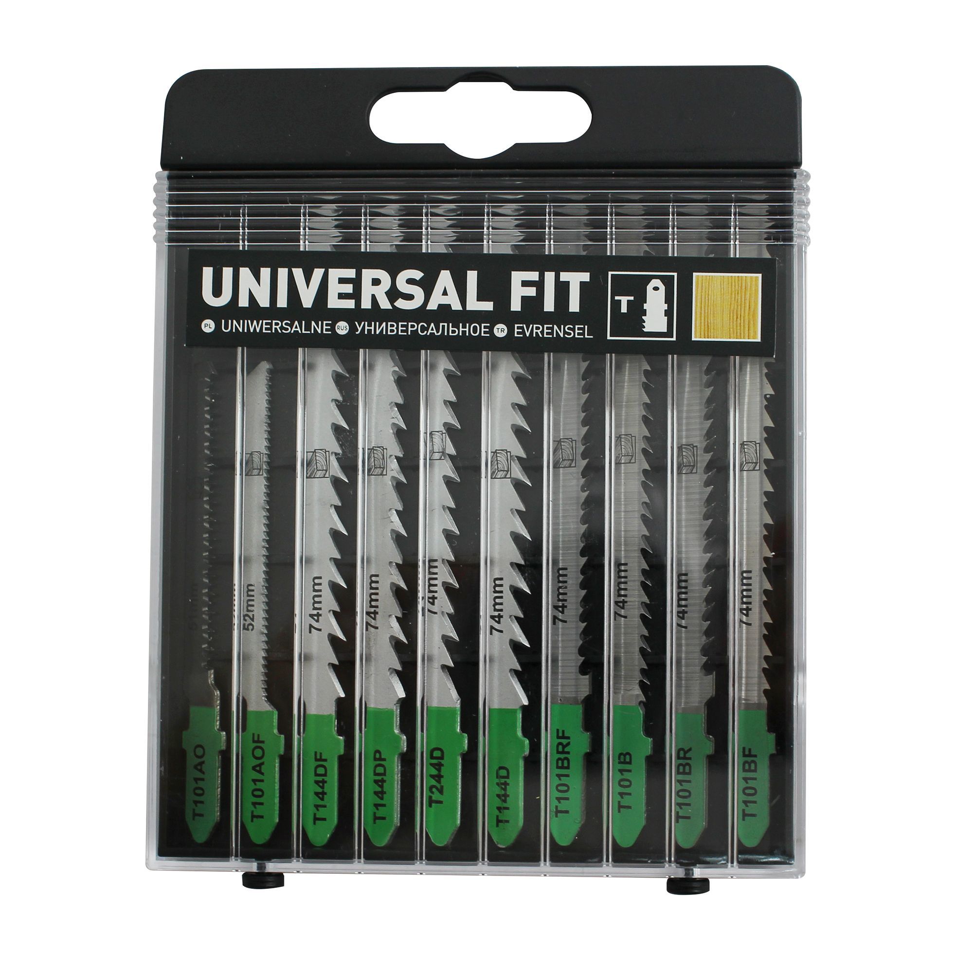 Universal Tshank Jigsaw blades SJG99902 Pack of 10 Departments DIY
