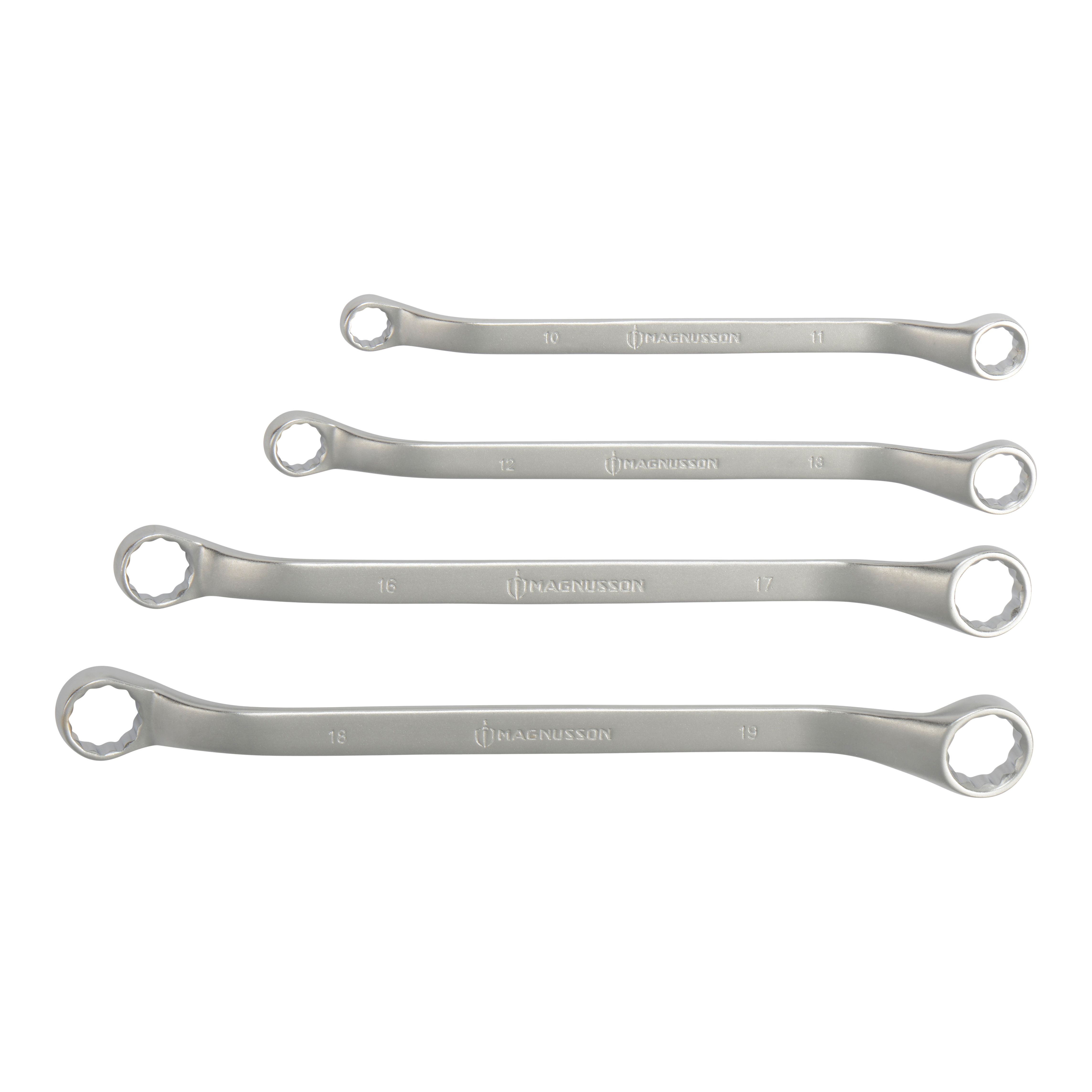 Magnusson Standard double ring Spanner, Set of 4 Departments DIY at B&Q