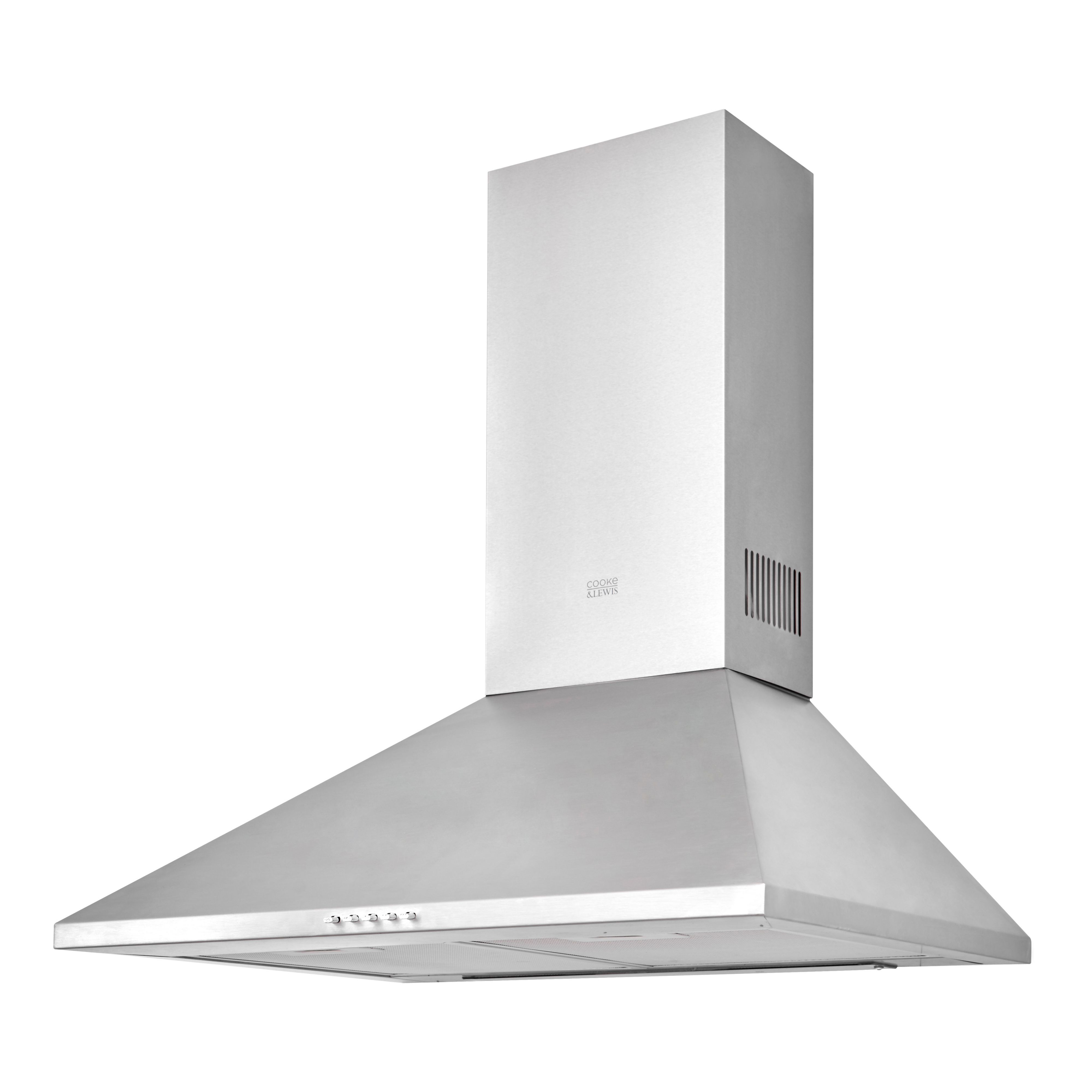 Cooke & Lewis CLCHS60 Inox Stainless Steel Chimney Cooker Hood, (W