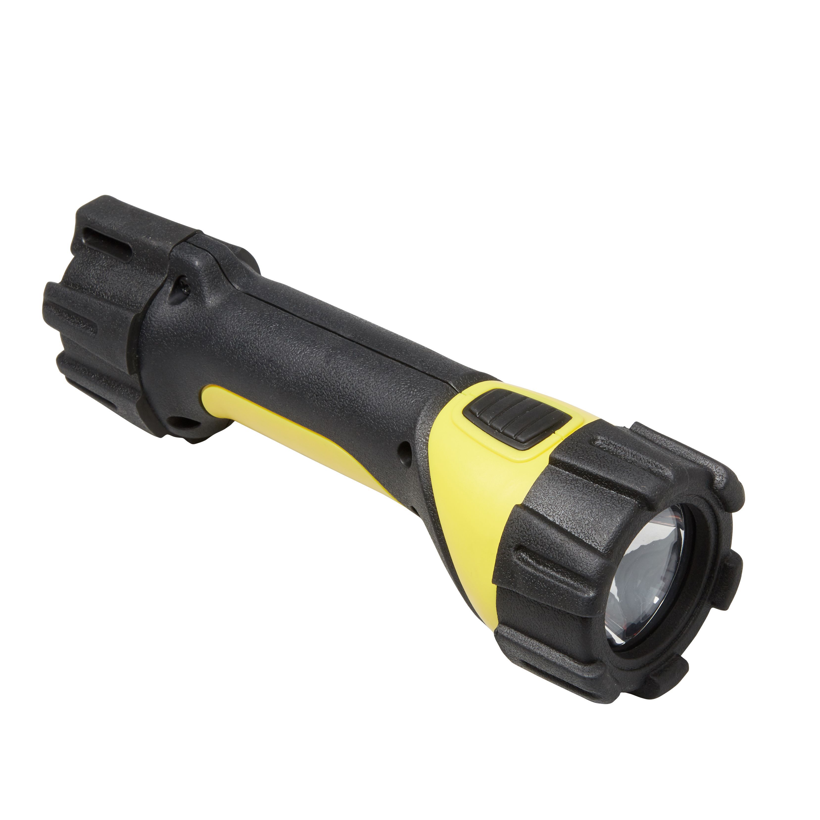Diall Heavy Duty 50lm Plastic LED Black & Yellow Torch Departments