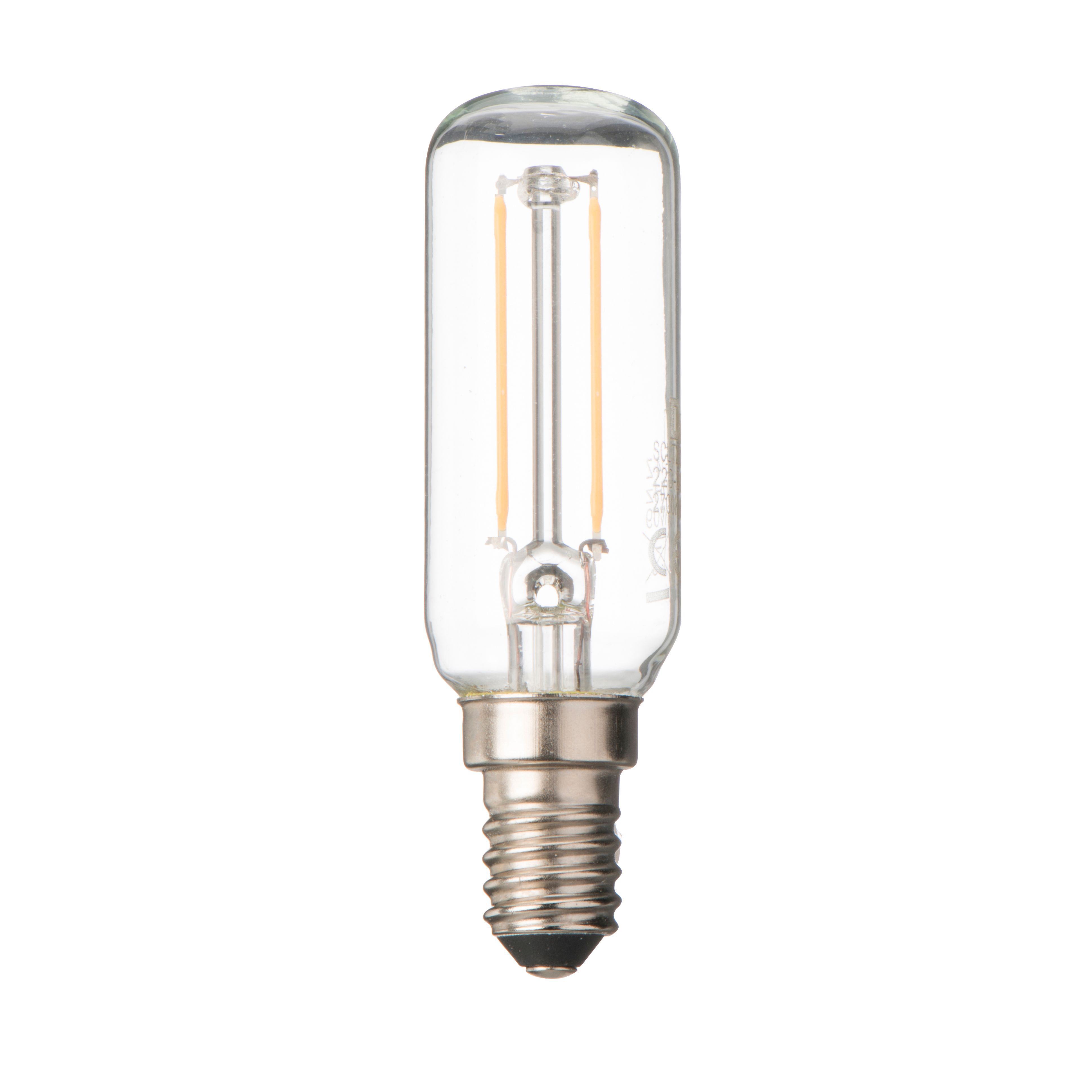 Diall E14 2W LED Filament T26 Light Bulb Departments DIY at B&Q