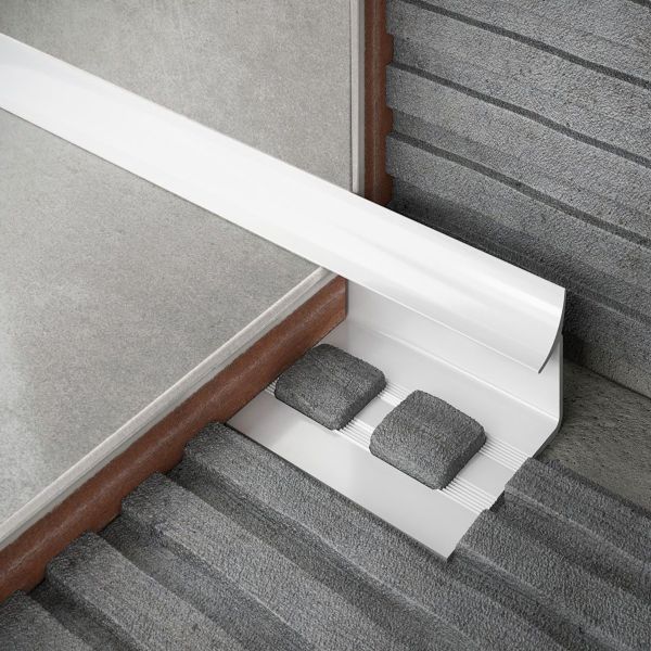 Tile Trims Aluminium & Plastic Tile Trims DIY at B&Q