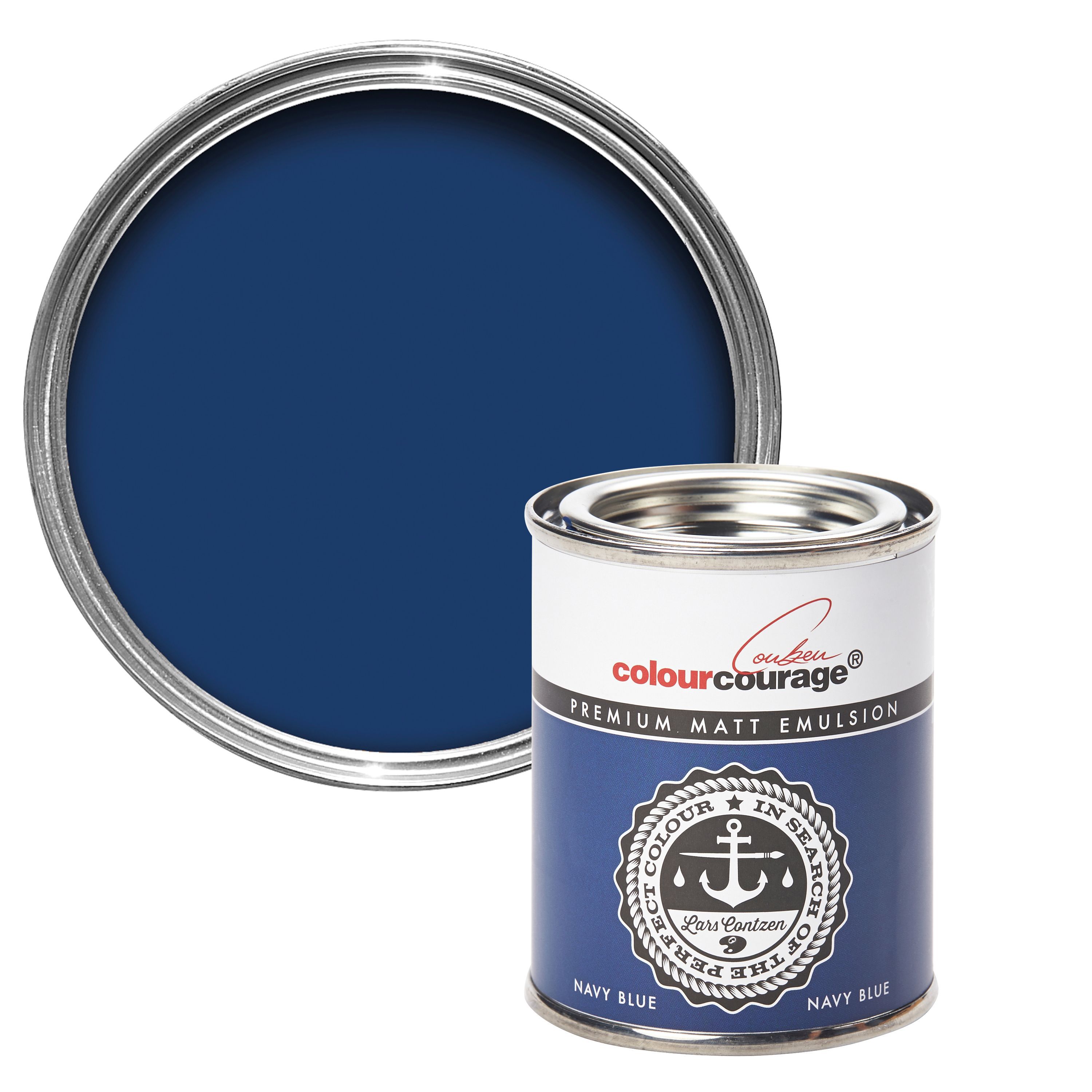 Colours Premium Any Room One Coat Blue Thistle Matt Emulsion Paint 2.5L