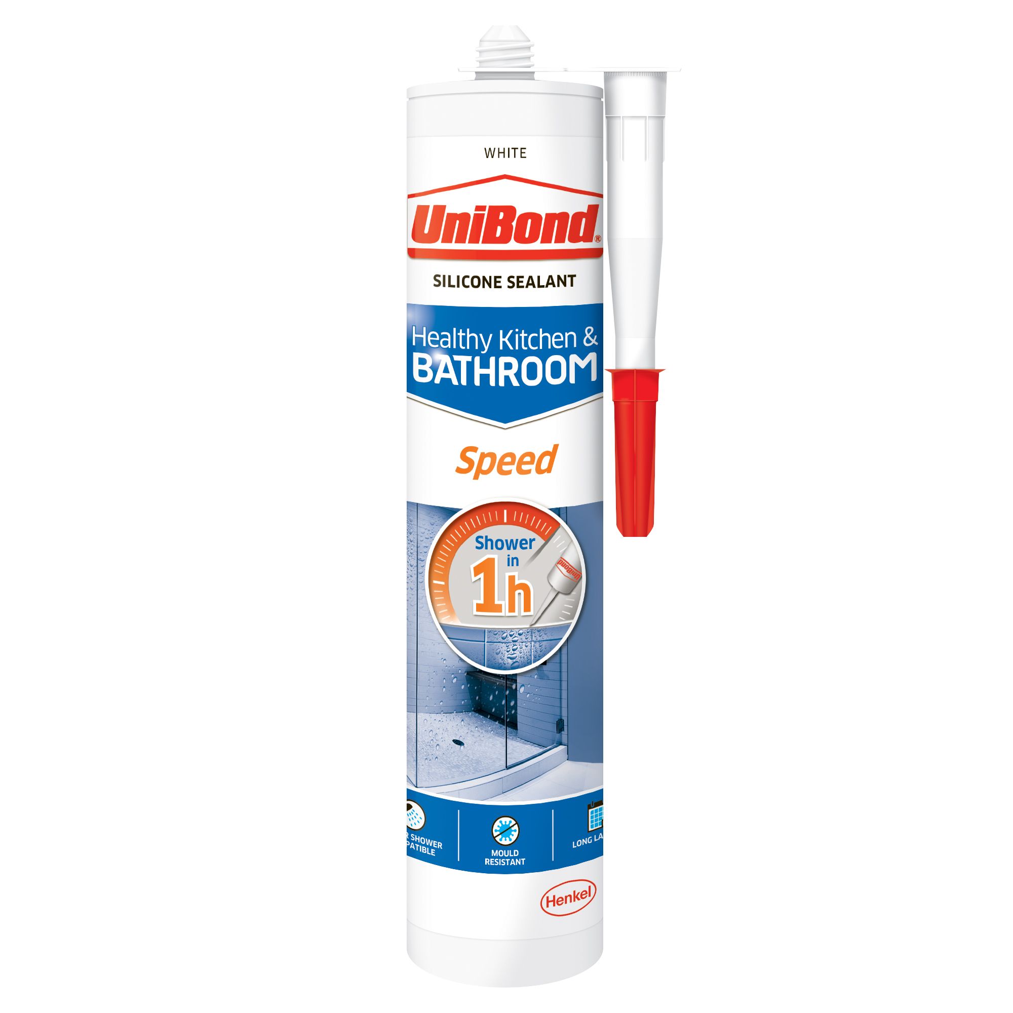 Unibond Ready to Use Shower & Bathroom White Sealant Departments