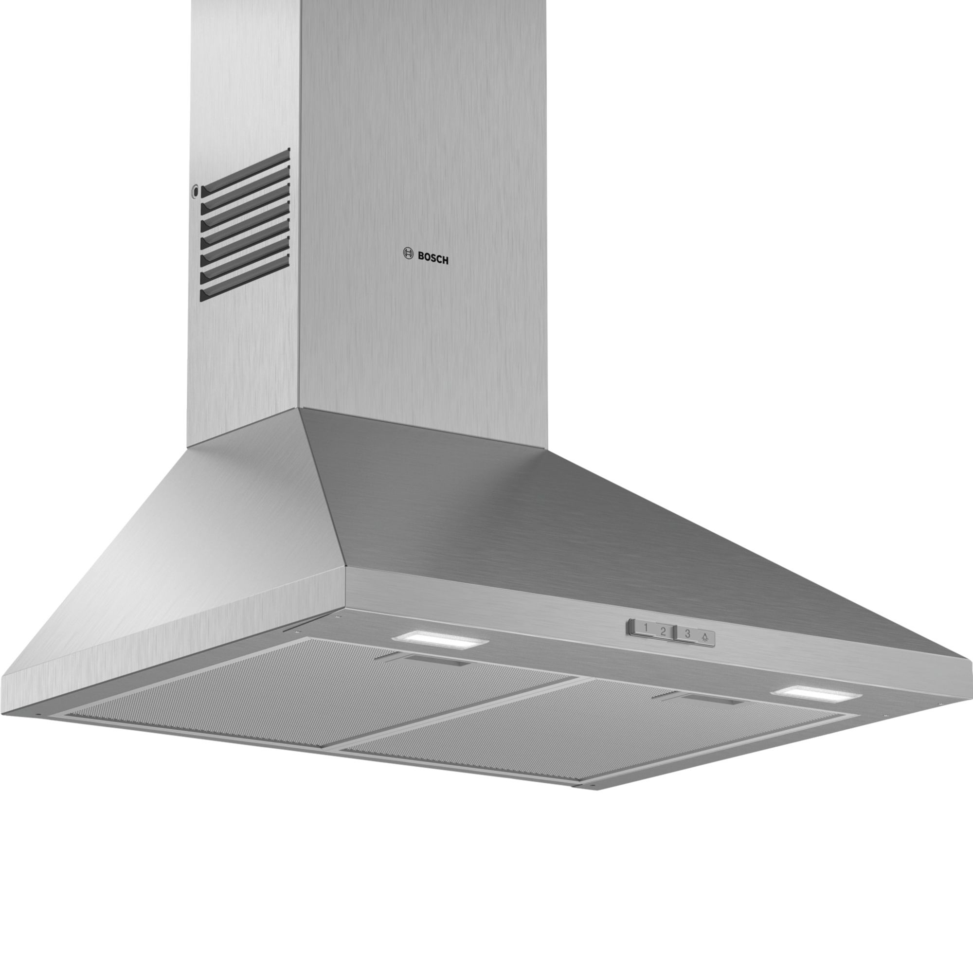 Bosch DWP64BC50B Stainless steel Chimney Cooker hood, (W) 600mm