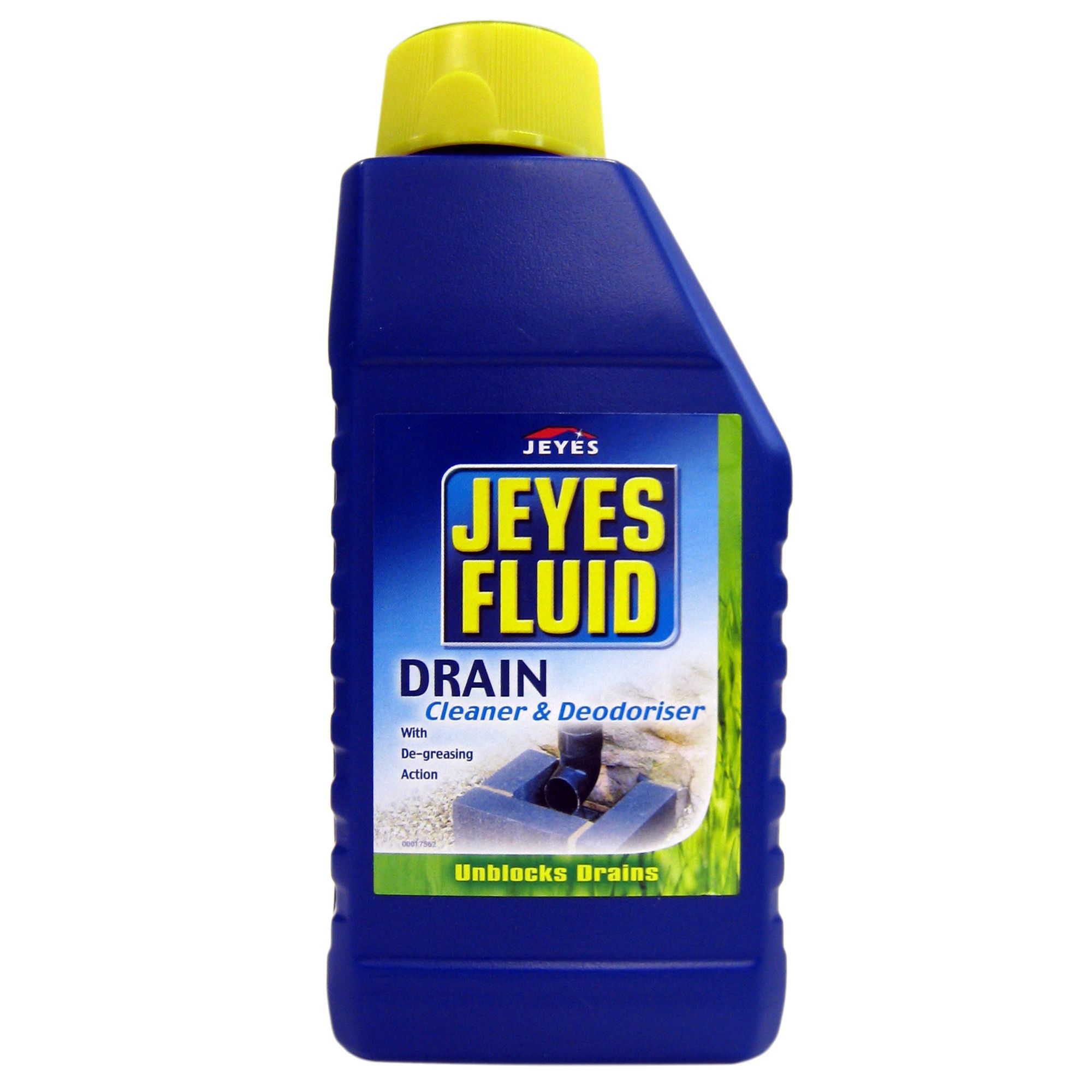 Jeyes Fluid Drain Cleaner & Unblocker Bottle, 1000 ml Departments DIY at B&Q