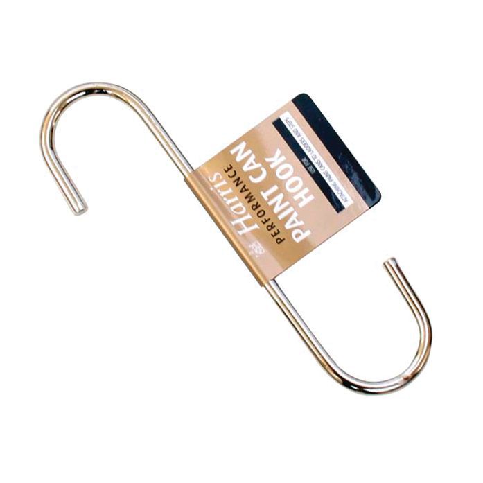 Harris Plated Silver Chrome Effect Steel Paint Can Hook