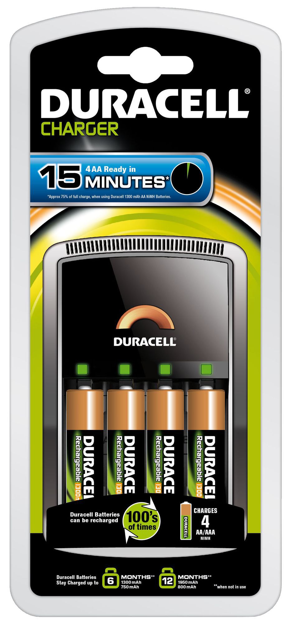 Duracell 15 Minute Battery Charger | Departments | DIY At B&Q